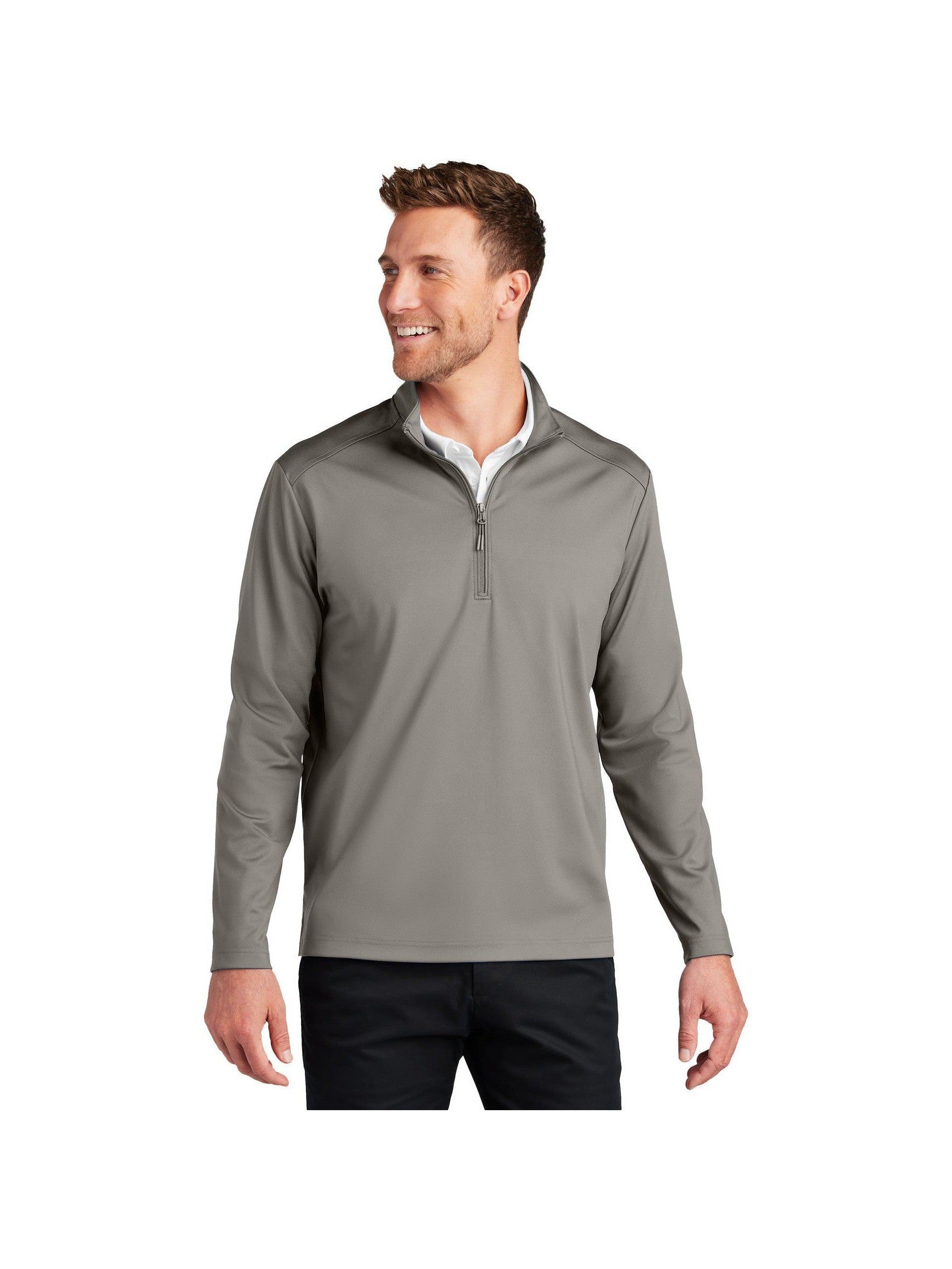 no-logo Port Authority C-FREE Double Knit 1/4-Zip-Port Authority-Thread Logic