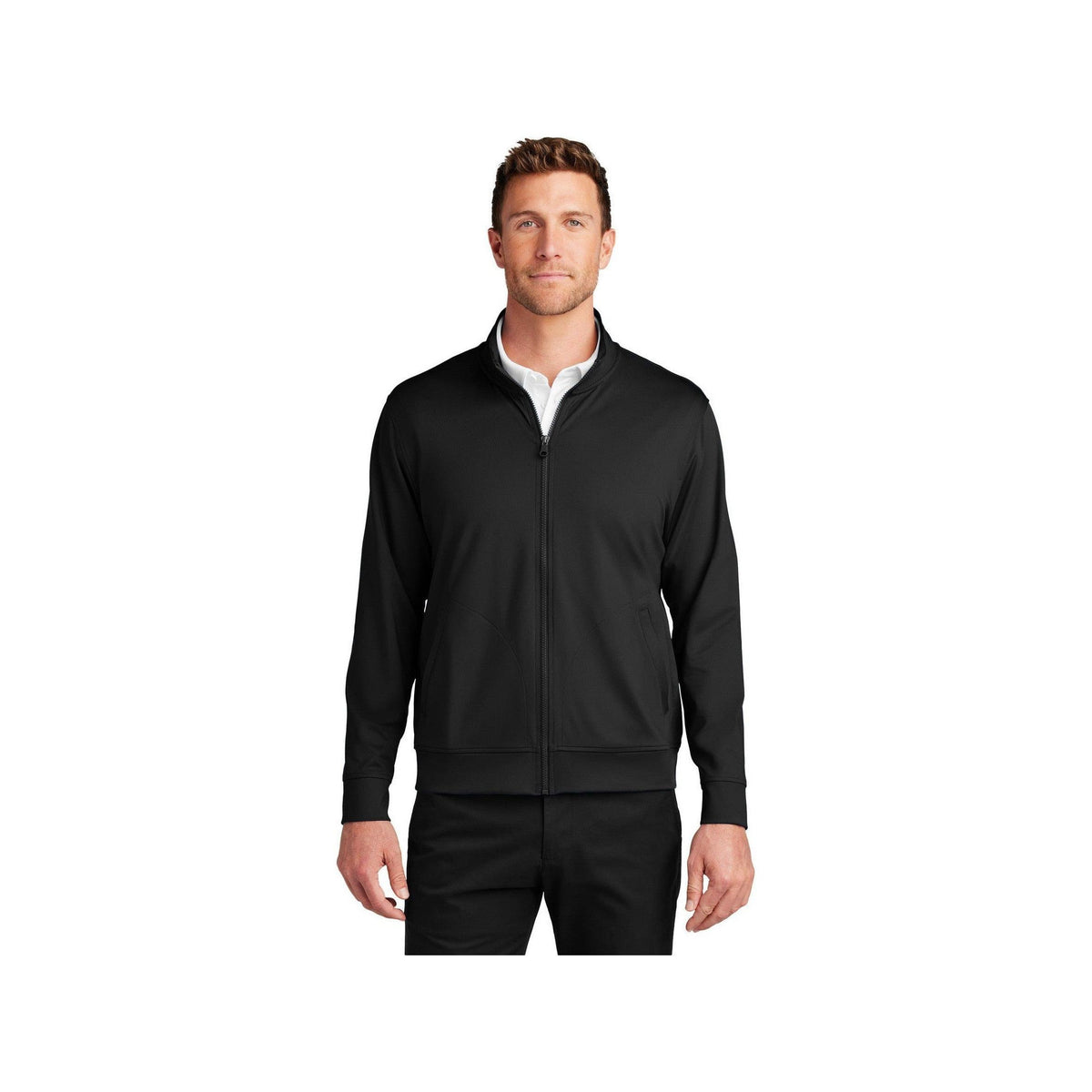 no-logo Port Authority C-FREE Double Knit Full-Zip-Port Authority-Thread Logic