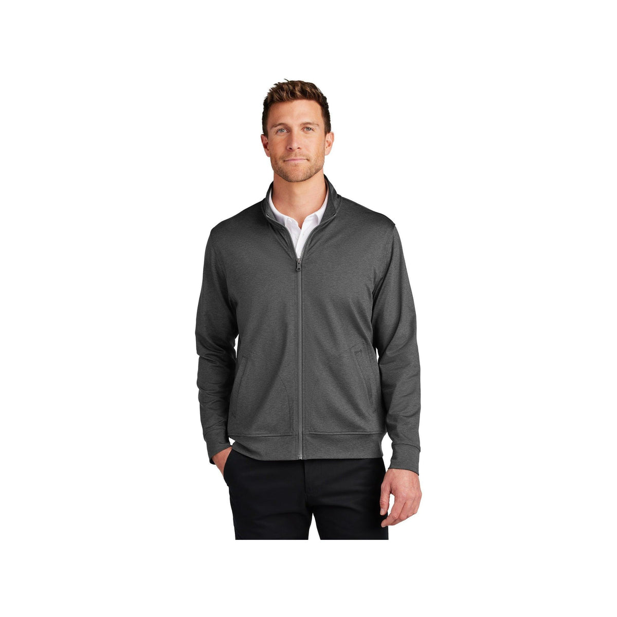 no-logo Port Authority C-FREE Double Knit Full-Zip-Port Authority-Thread Logic