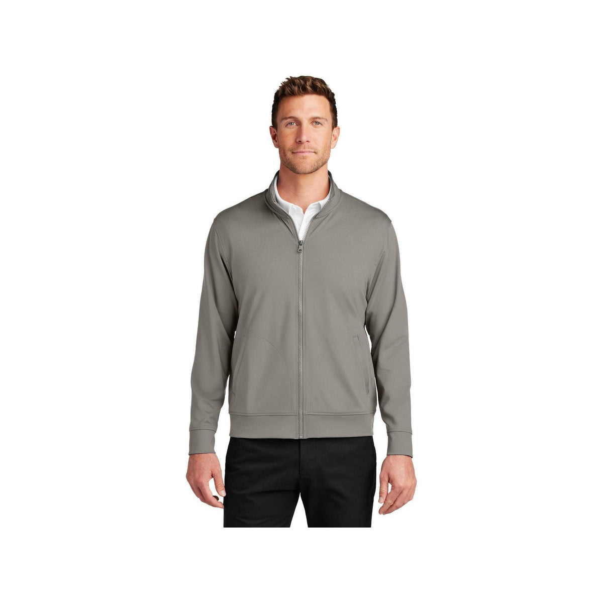 no-logo Port Authority C-FREE Double Knit Full-Zip-Port Authority-Thread Logic