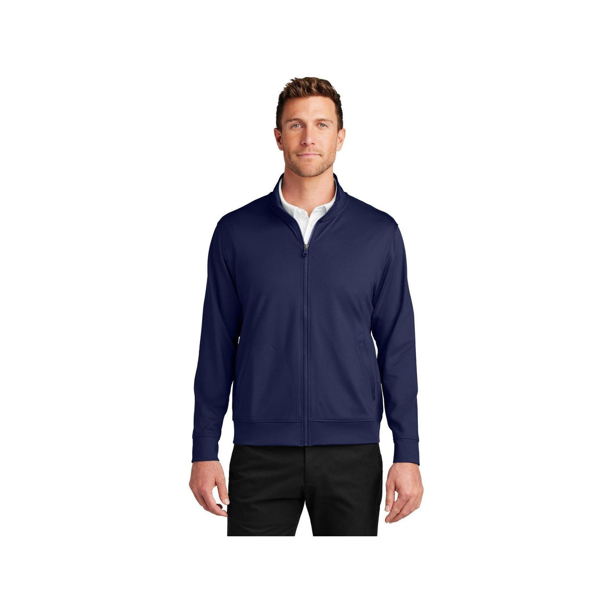 no-logo Port Authority C-FREE Double Knit Full-Zip-Port Authority-Thread Logic