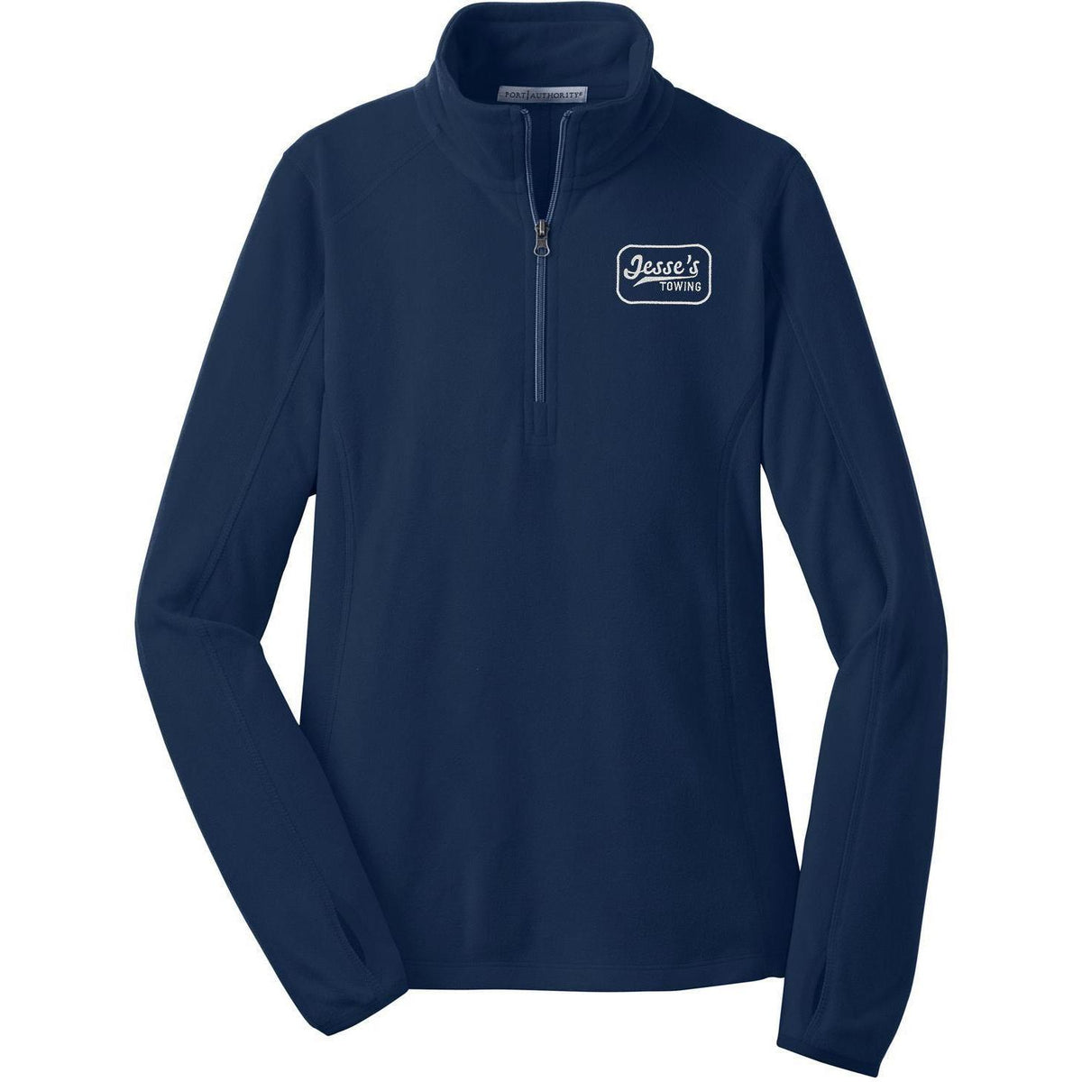 no-logo Port Authority Women's Microfleece 1/2 Zip Pullover-Quarter Zips-Port Authority-Thread Logic