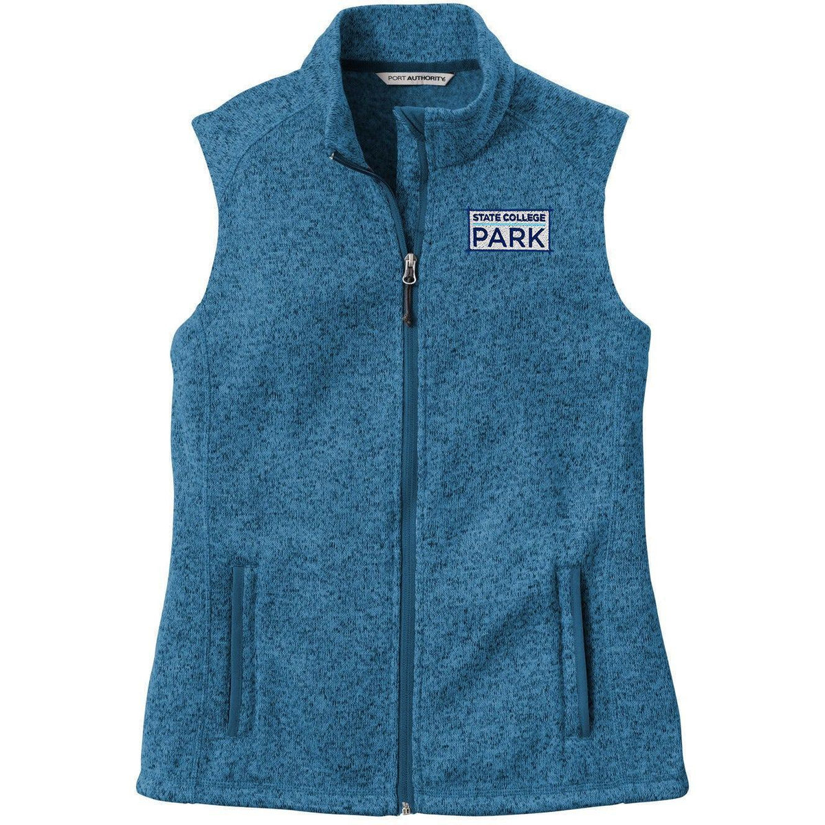 no-logo Port Authority Women's Sweater Fleece Vest-Vests-Port Authority-Thread Logic