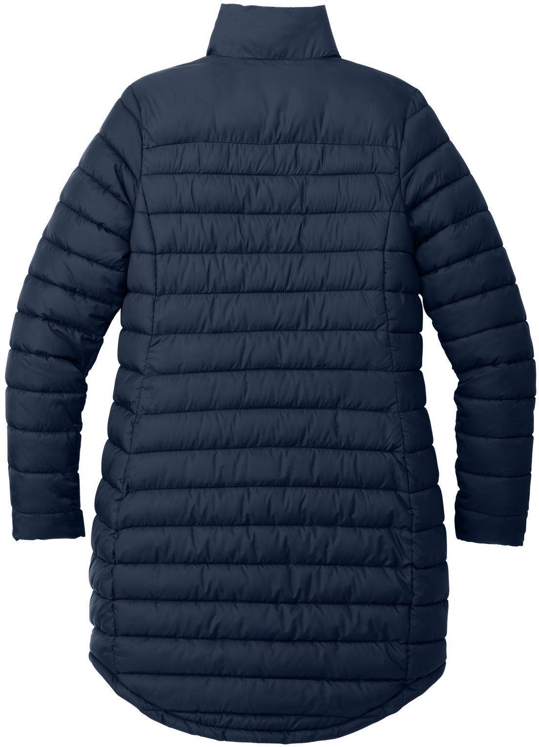 no-logo Port Authority Ladies Horizon Puffy Long Jacket-Port Authority-Thread Logic