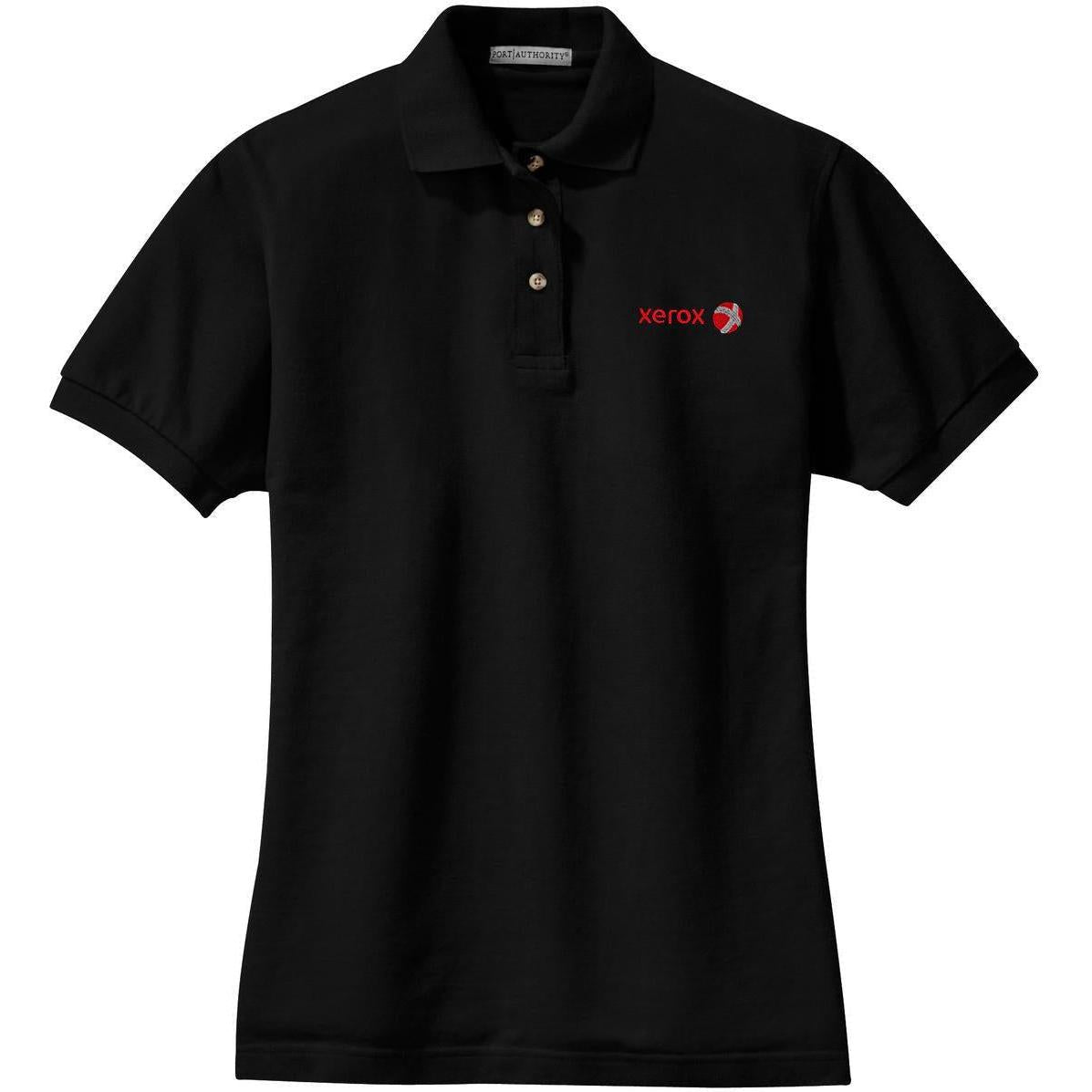 no-logo Port Authority Women's Pique Knit Polo-Regular-Port Authority-Thread Logic