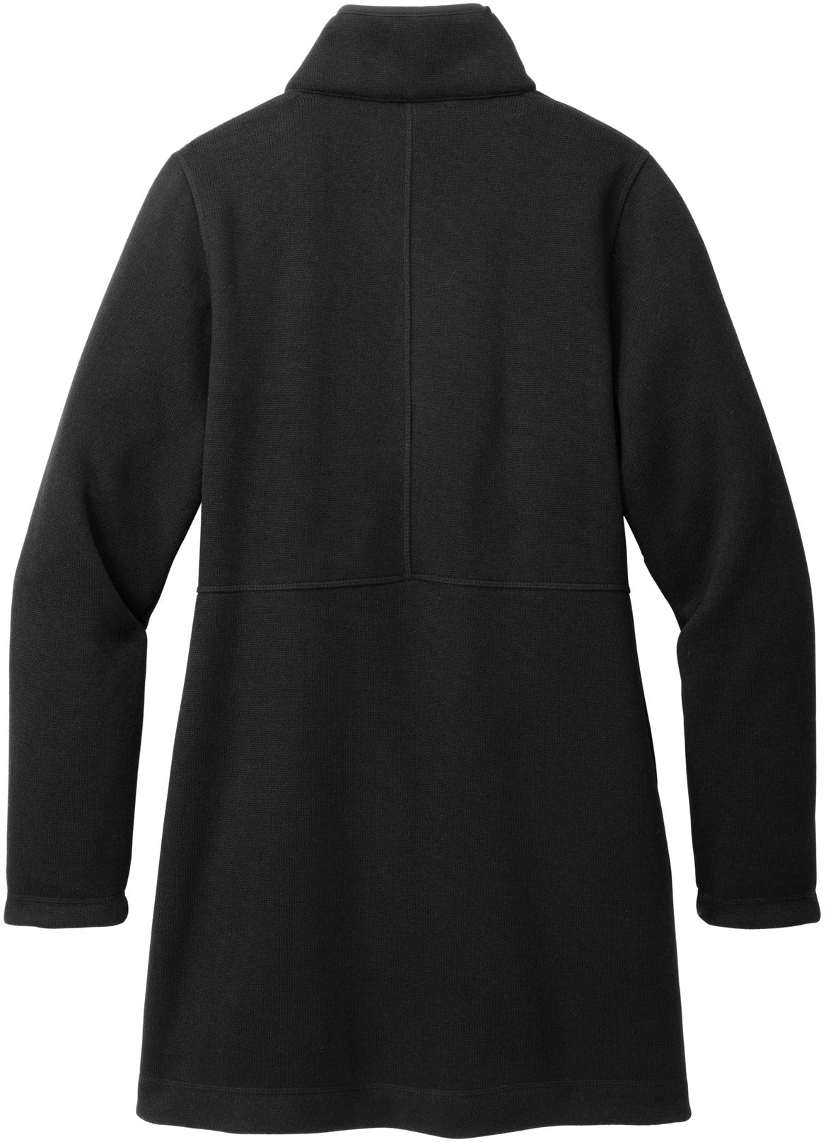 no-logo Port Authority Ladies Arc Sweater Fleece Long Jacket-Port Authority-Thread Logic