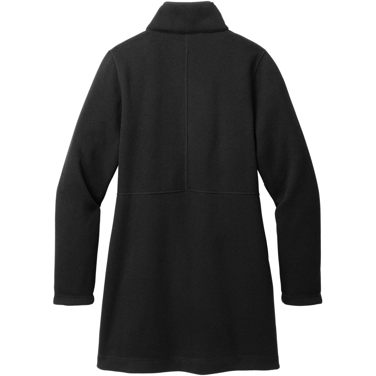 no-logo Port Authority Ladies Arc Sweater Fleece Long Jacket-Port Authority-Thread Logic
