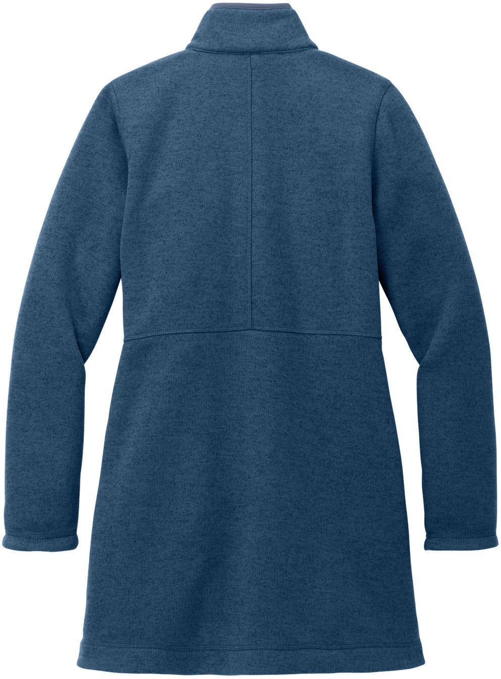 no-logo Port Authority Ladies Arc Sweater Fleece Long Jacket-Port Authority-Thread Logic