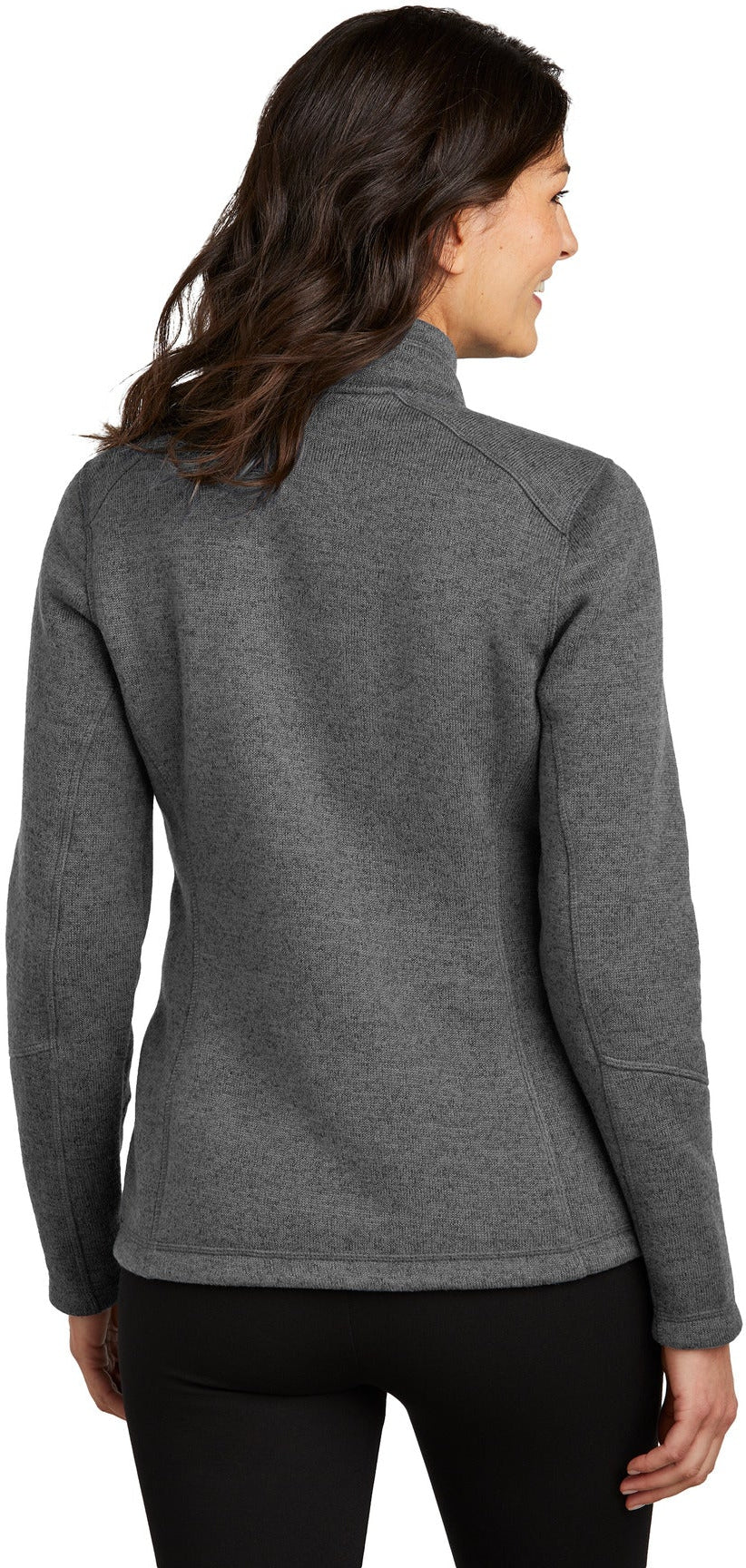 no-logo Port Authority Ladies Arc Sweater Fleece Jacket-Port Authority-Thread Logic