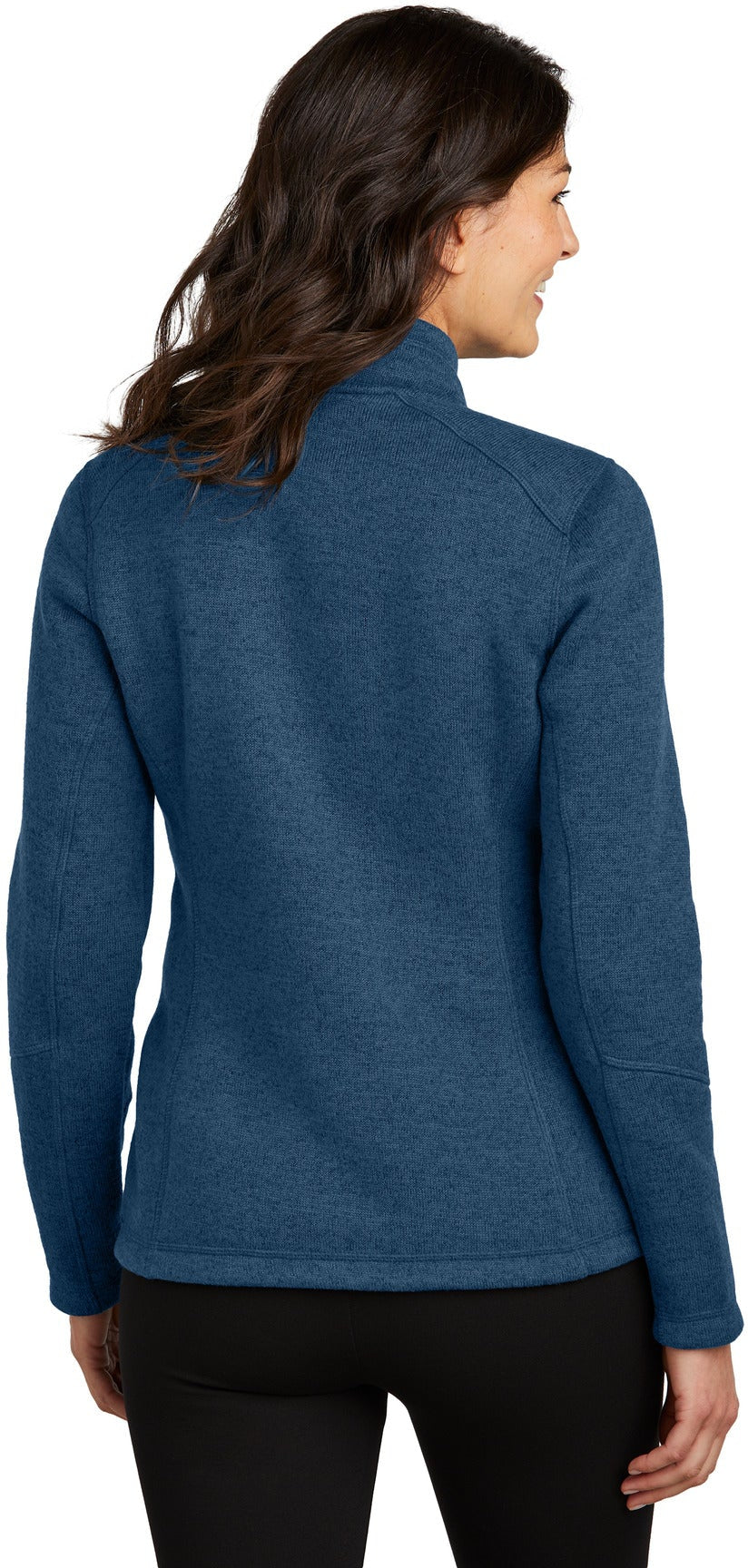 no-logo Port Authority Ladies Arc Sweater Fleece Jacket-Port Authority-Thread Logic