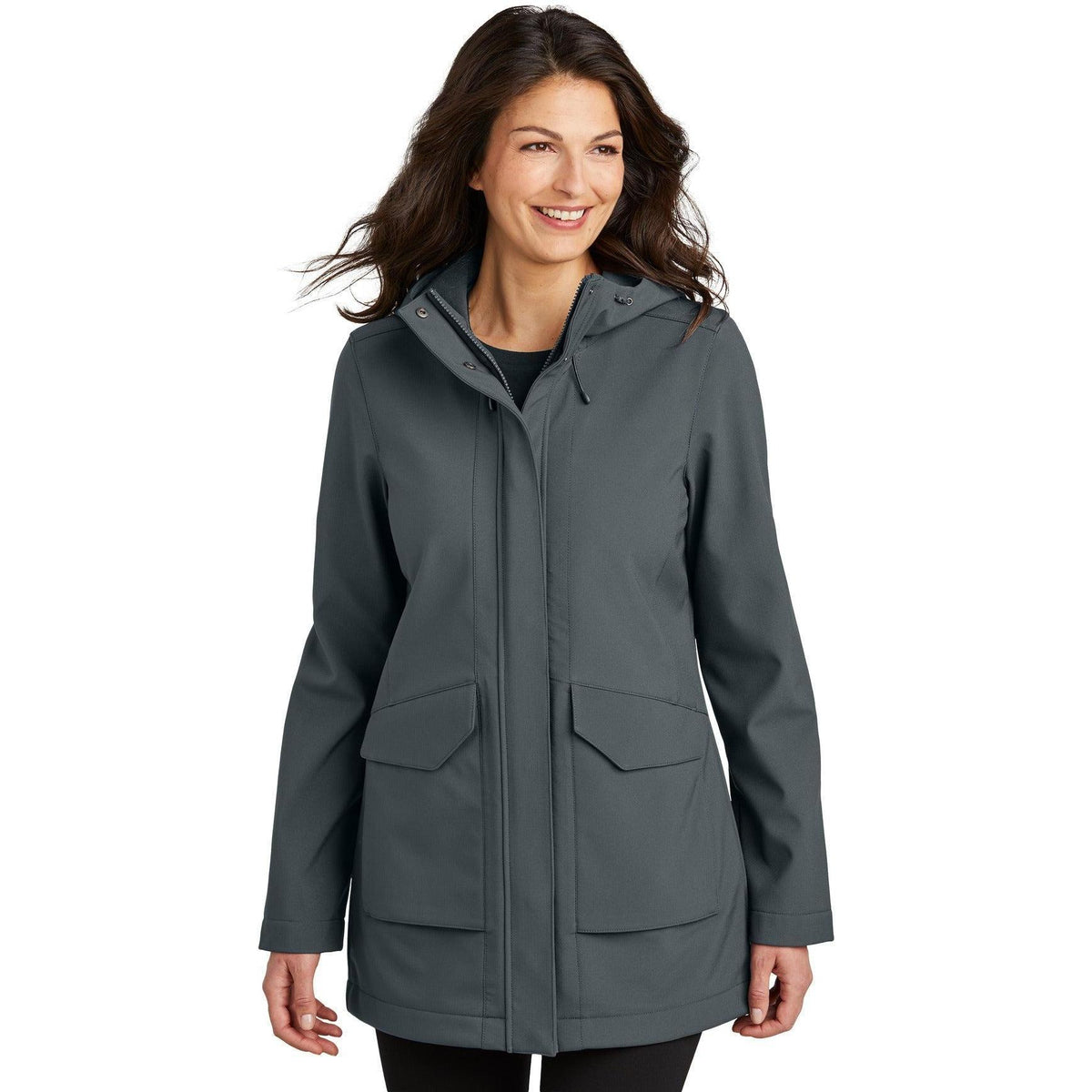 no-logo Port Authority Ladies Collective Outer Soft Shell Parka-Port Authority-Thread Logic