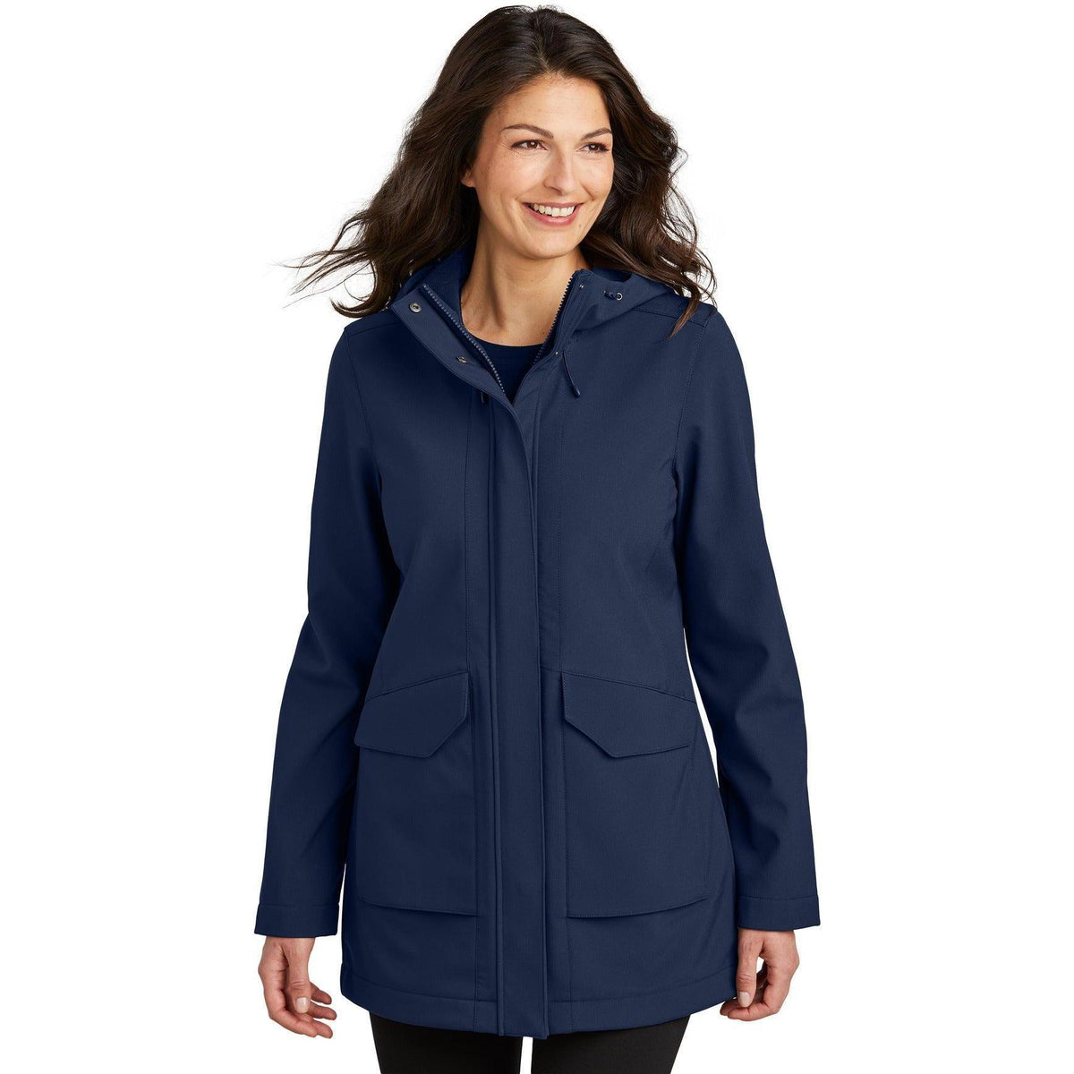 no-logo Port Authority Ladies Collective Outer Soft Shell Parka-Port Authority-Thread Logic
