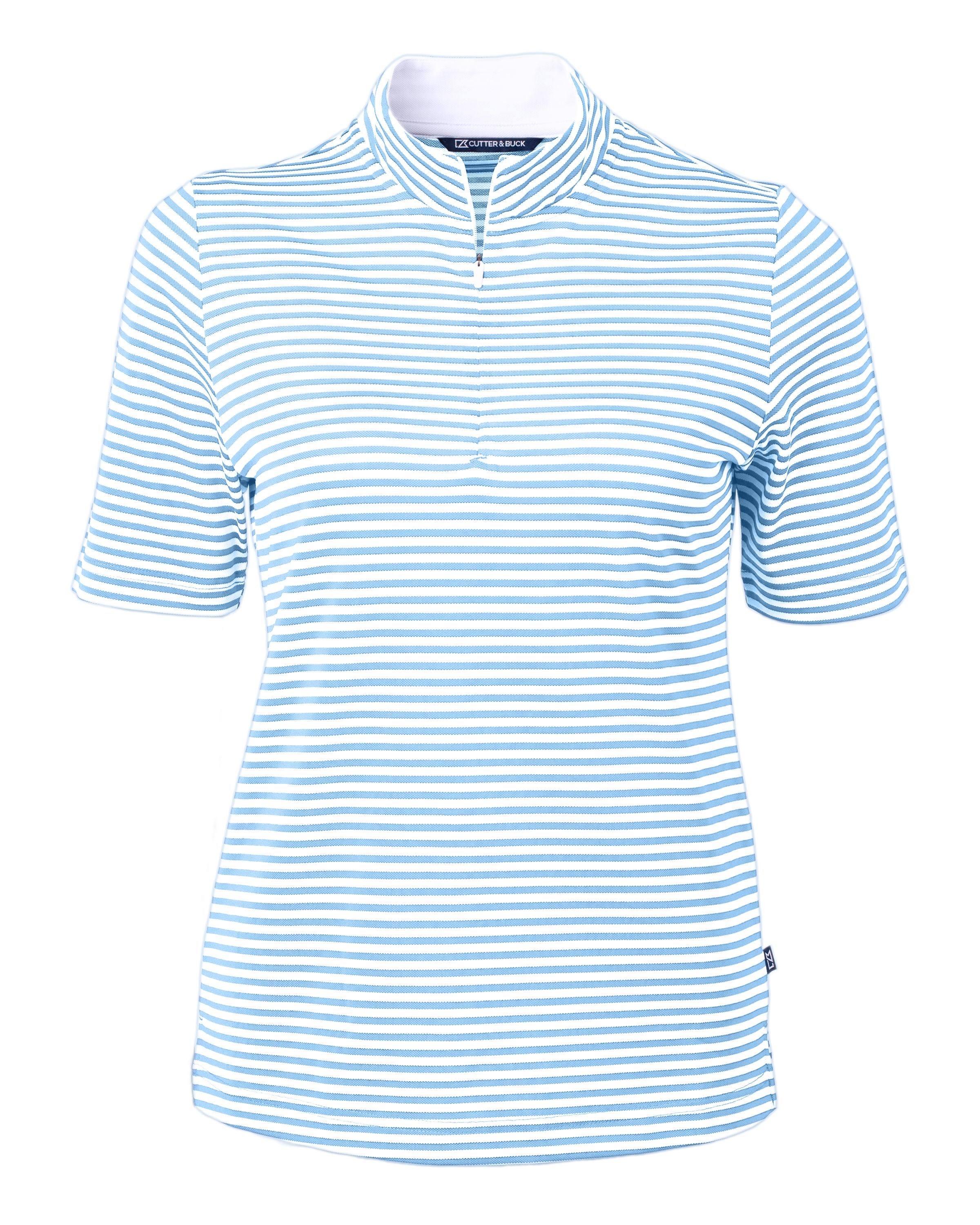 Cutter & Buck Virtue Eco Pique Stripe Recycled Ladies Top