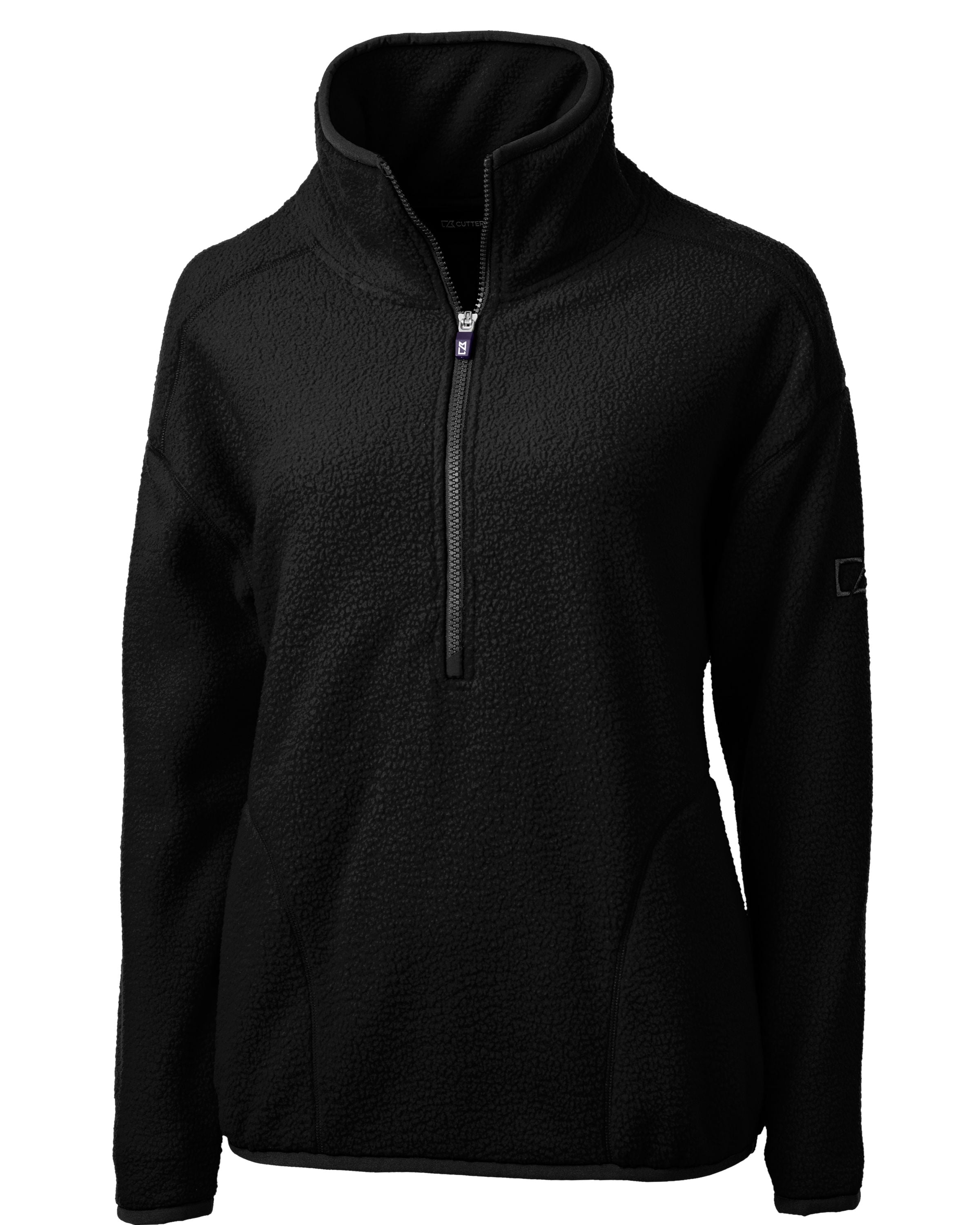 OUTLET-Cutter & Buck Cascade Eco Sherpa Ladies Fleece Pullover Jacket
