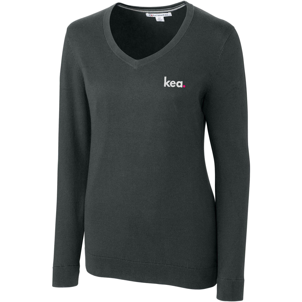 no-logo Cutter & Buck Women's Lakemont V-Neck-Sweaters-Cutter&Buck-Thread Logic