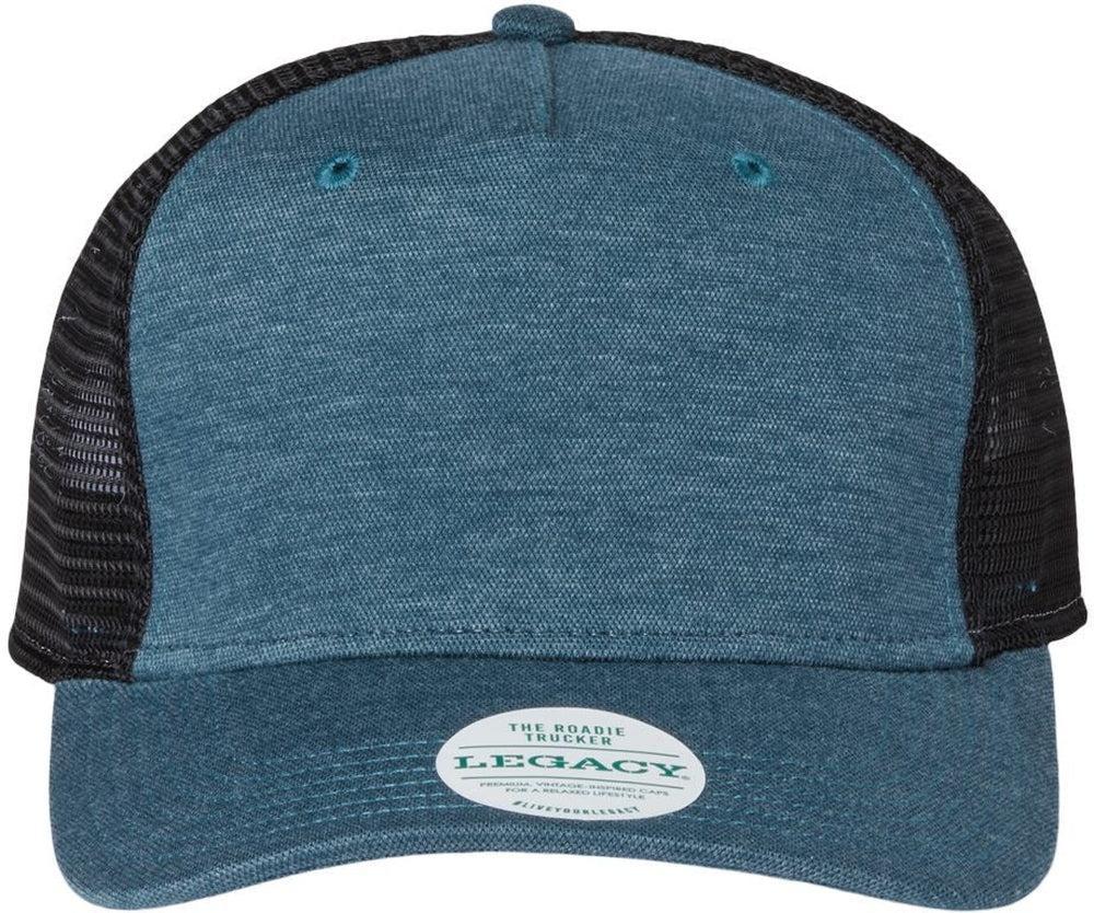 LEGACY Five-Panel Trucker Cap-Apparel-LEGACY-Marine Blue/ Black-Adjustable-Thread Logic