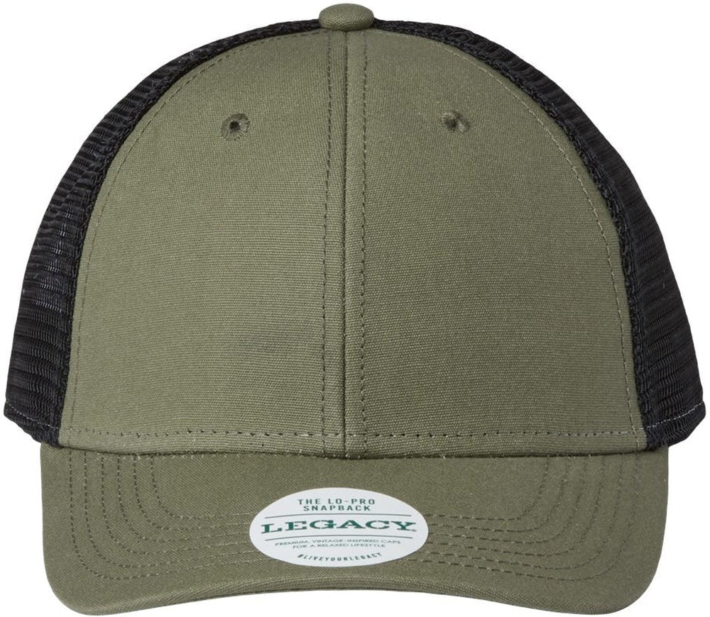 LEGACY Lo-Pro Snapback Trucker Cap-Apparel-LEGACY-Olive/ Black-Adjustable-Thread Logic