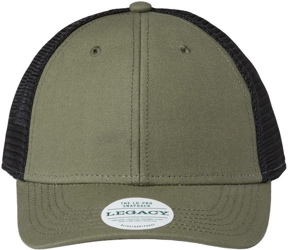LEGACY Lo-Pro Snapback Trucker Cap-Apparel-LEGACY-Olive/ Black-Adjustable-Thread Logic