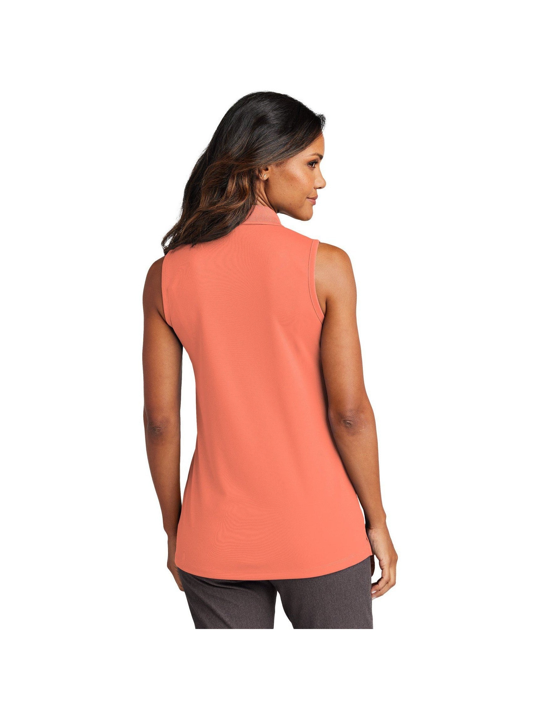 no-logo Port Authority Ladies Dry Zone UV Micro-Mesh Sleeveless Polo-Port Authority-Thread Logic