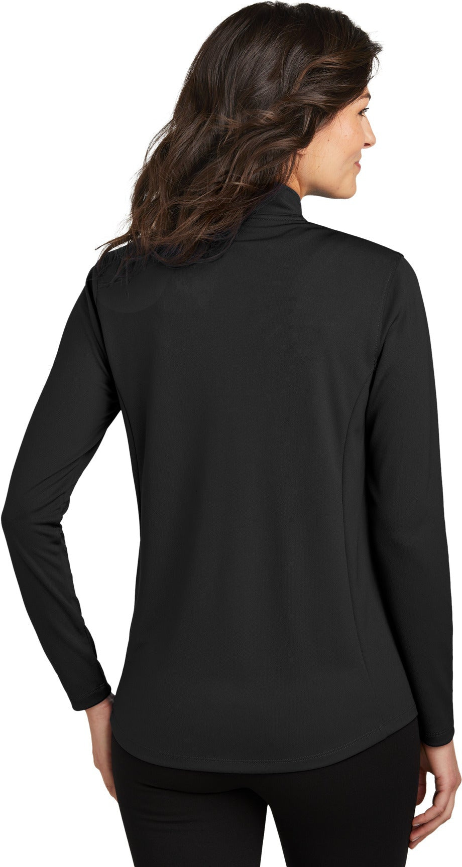 no-logo Port Authority Ladies Dry Zone UV Micro-Mesh 1/4-Zip-Port Authority-Thread Logic