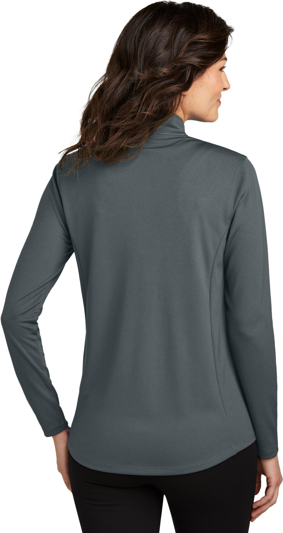 no-logo Port Authority Ladies Dry Zone UV Micro-Mesh 1/4-Zip-Port Authority-Thread Logic