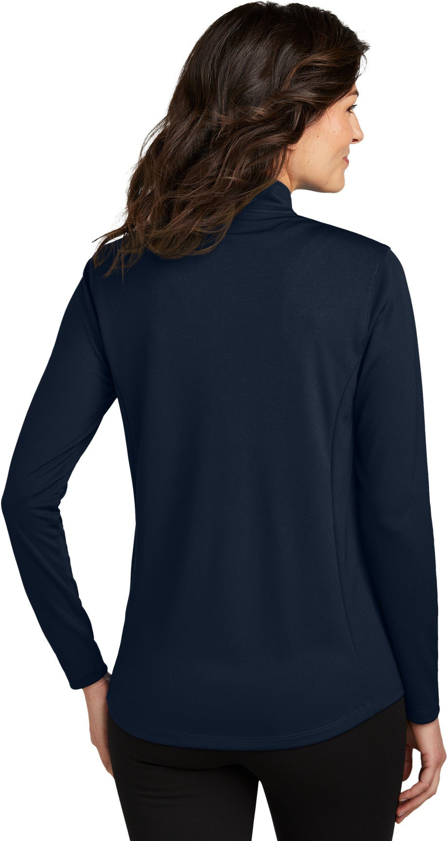 no-logo Port Authority Ladies Dry Zone UV Micro-Mesh 1/4-Zip-Port Authority-Thread Logic