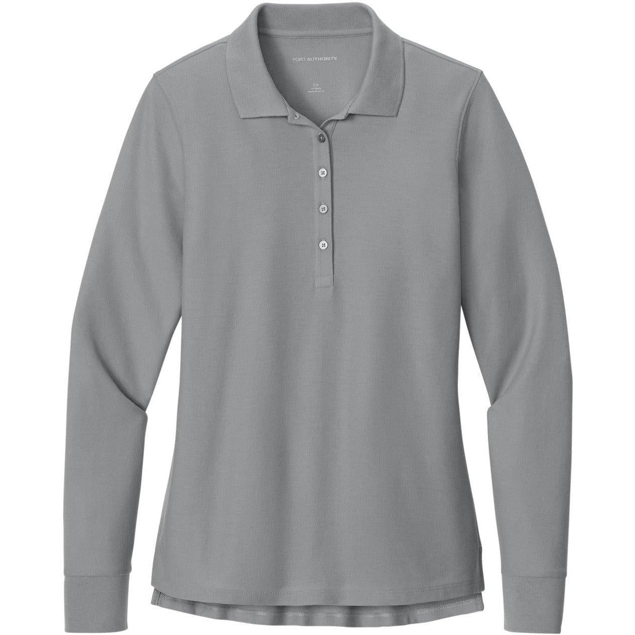 Port Authority Women's Wearever Signature Pique Long Sleeve Polo
