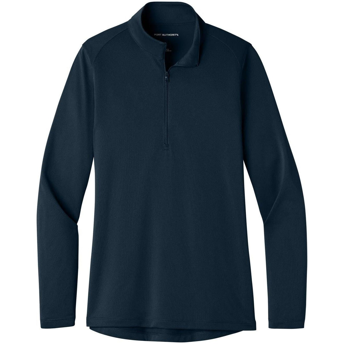 no-logo Port Authority Women's Wearever Performance Pique 1/4-Zip