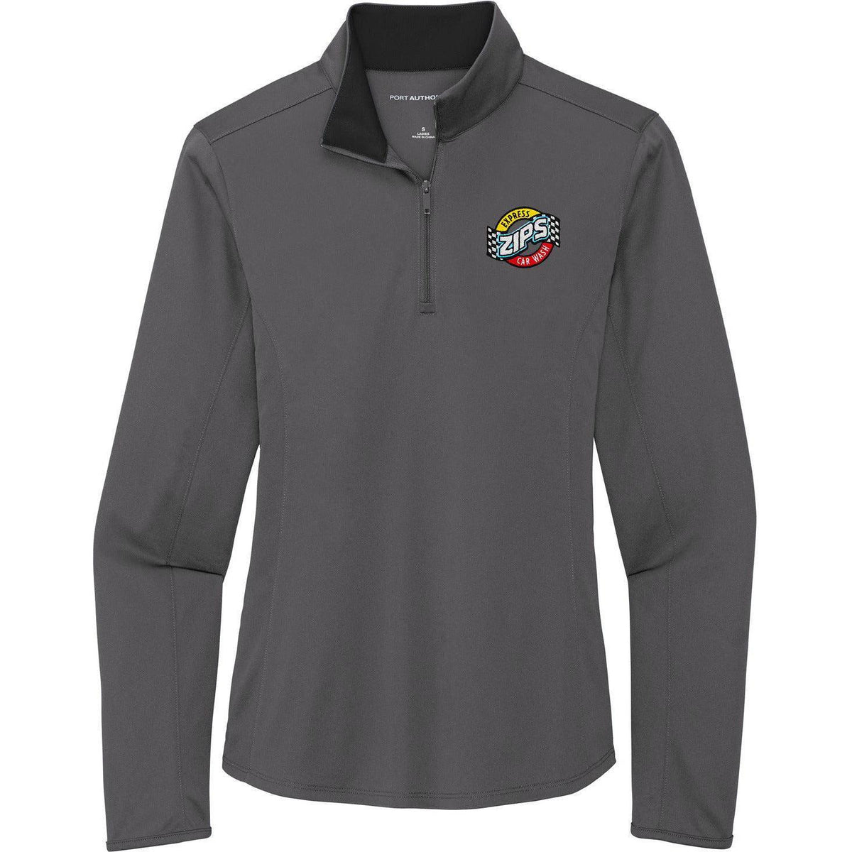 no-logo Port Authority Women's Silk Touch Performance 1/4-Zip-Quarter Zips-Port Authority-Thread Logic