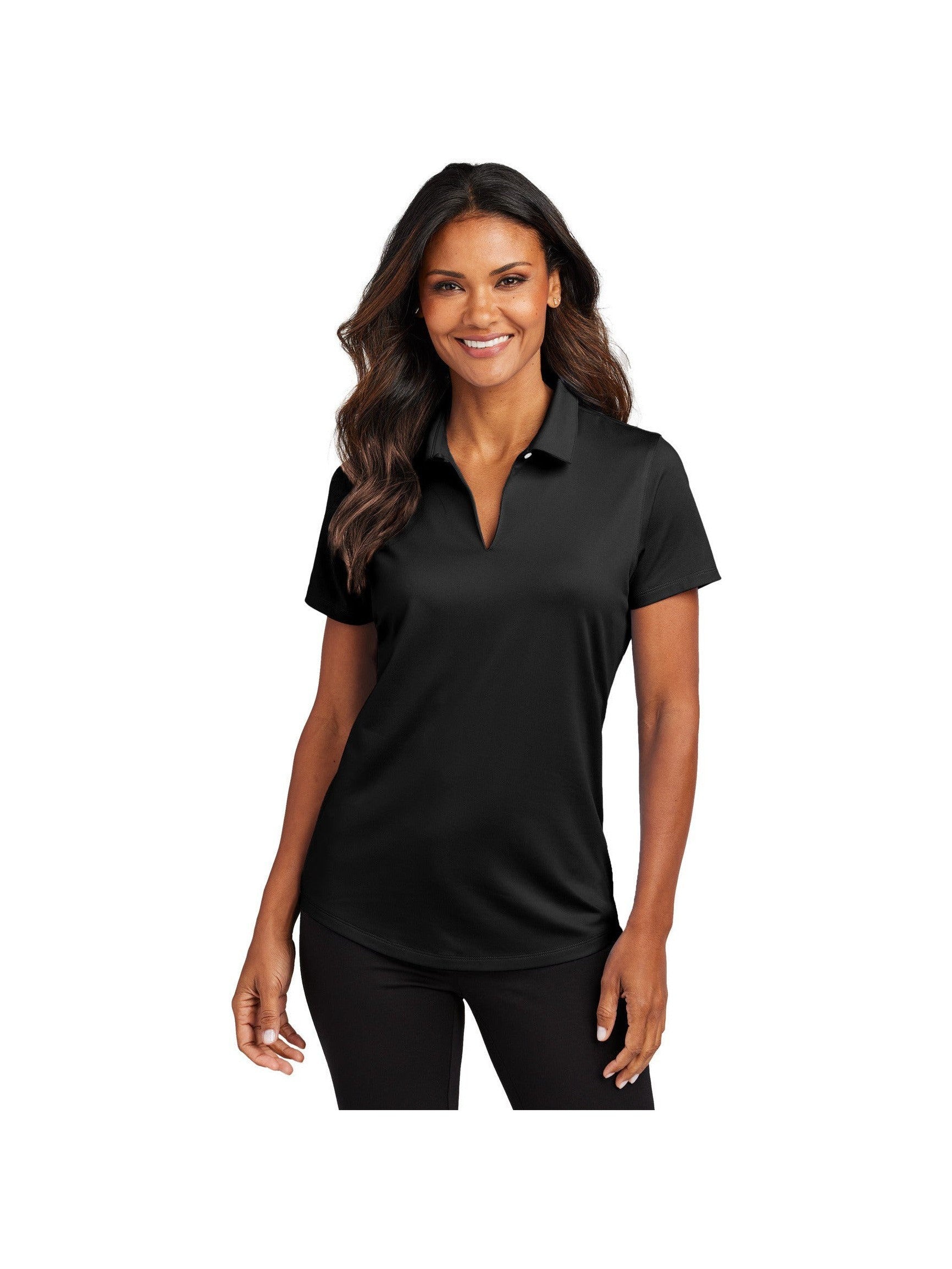 no-logo Port Authority Ladies City Stretch Polo-Port Authority-Thread Logic