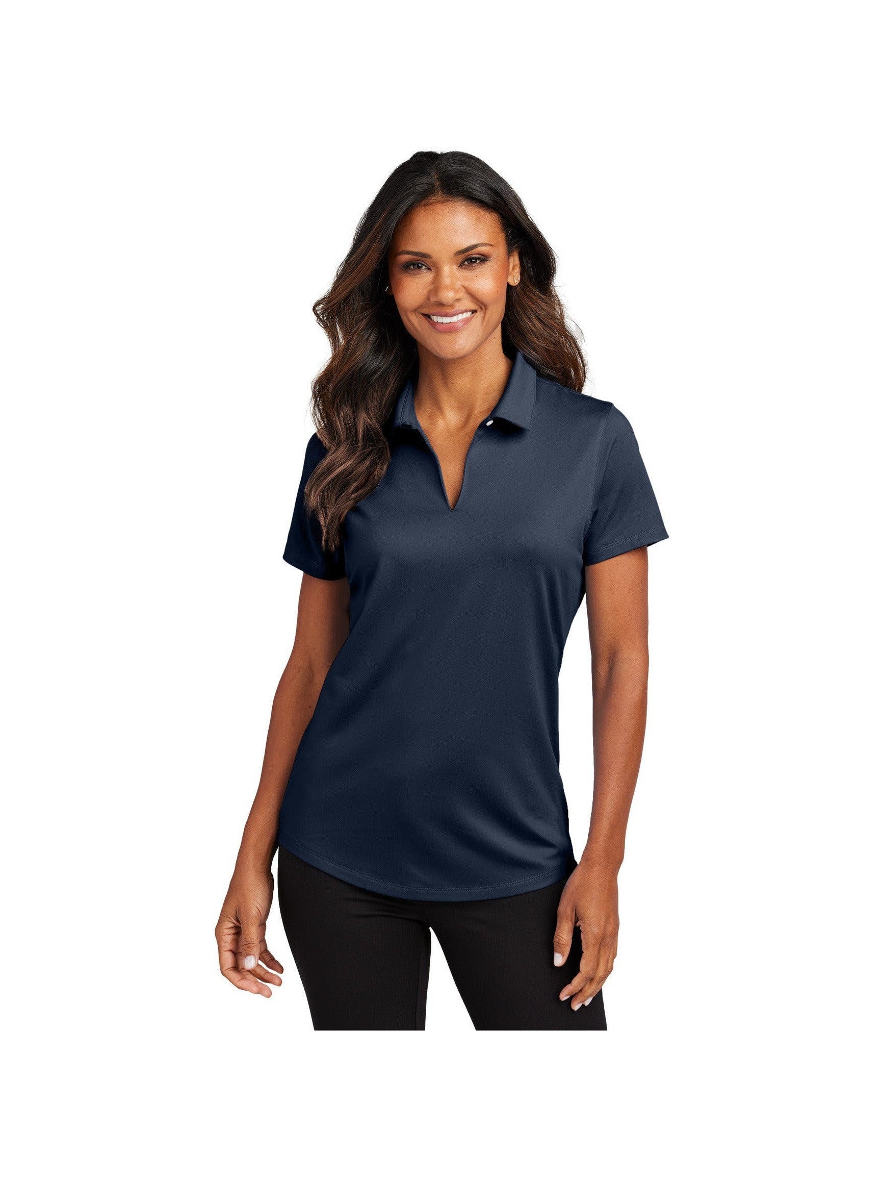 no-logo Port Authority Ladies City Stretch Polo-Port Authority-Thread Logic