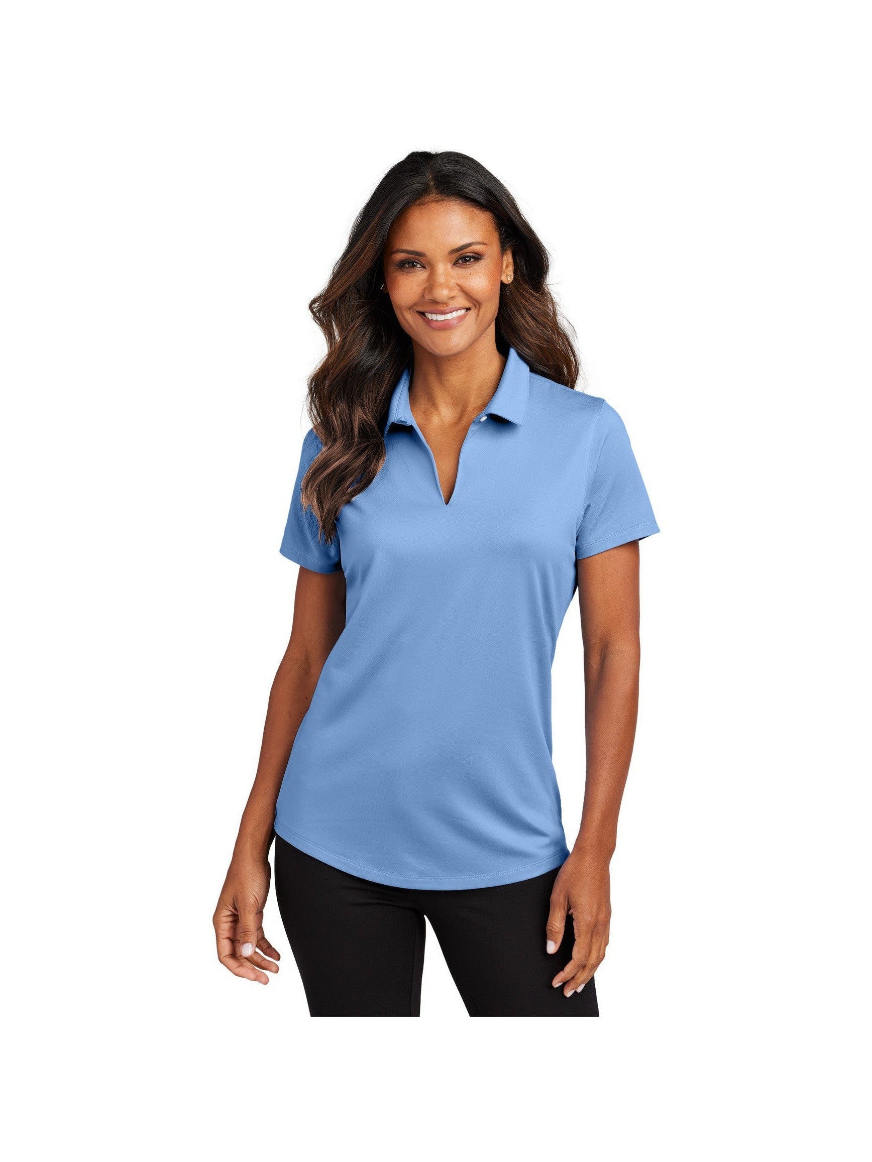 no-logo Port Authority Ladies City Stretch Polo-Port Authority-Thread Logic