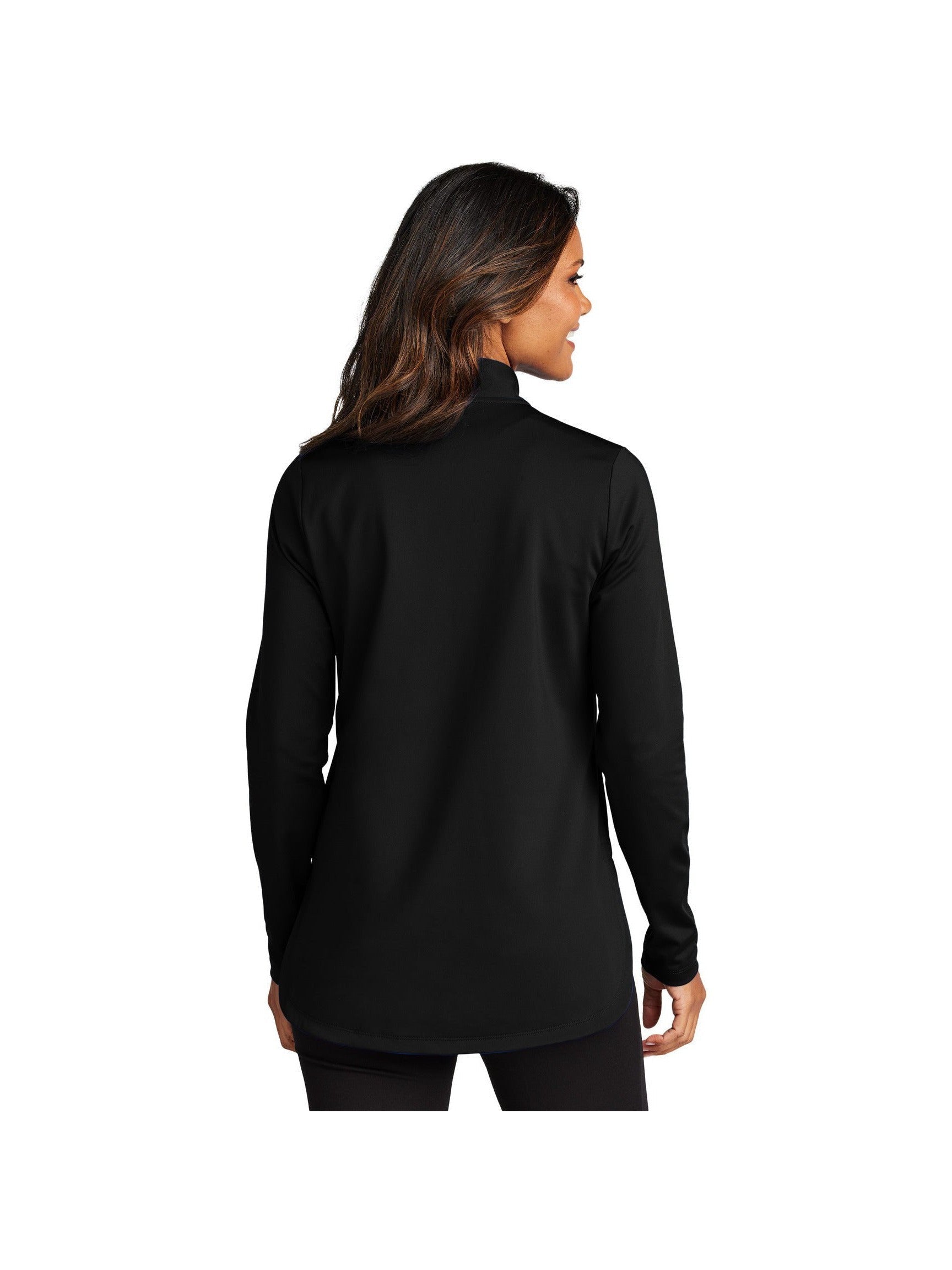 no-logo Port Authority Ladies C-FREE Double Knit 1/4-Zip-Port Authority-Thread Logic