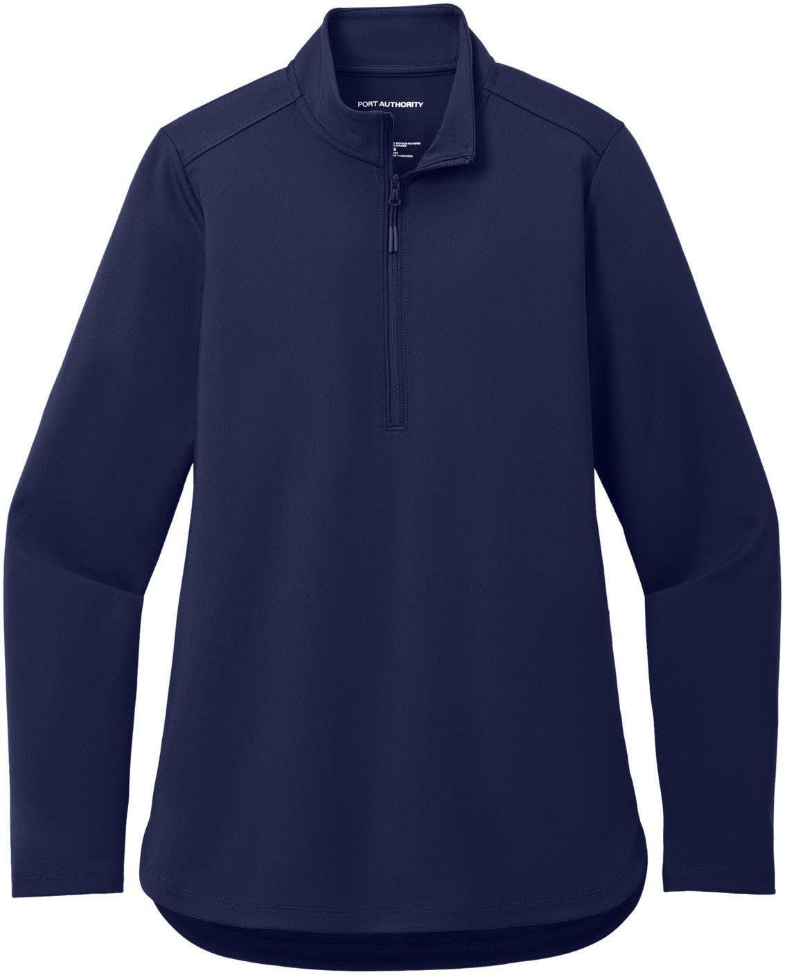 Port Authority Women's C-FREE Double Knit 1/4-Zip