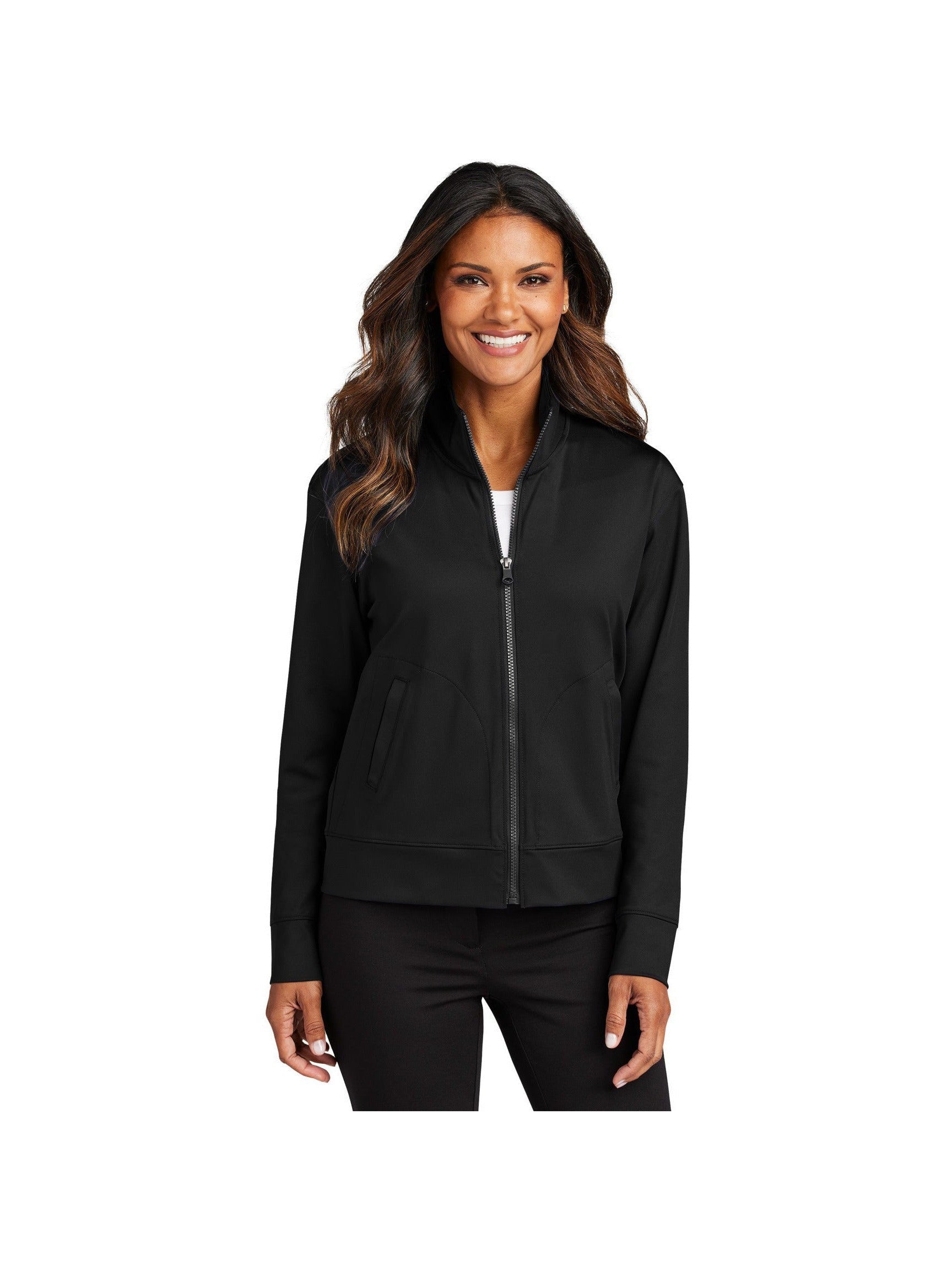 no-logo Port Authority Ladies C-FREE Double Knit Full-Zip-Port Authority-Thread Logic