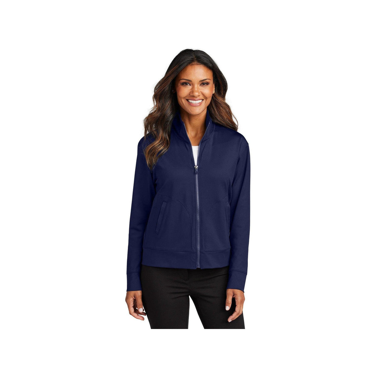 no-logo Port Authority Ladies C-FREE Double Knit Full-Zip-Port Authority-Thread Logic