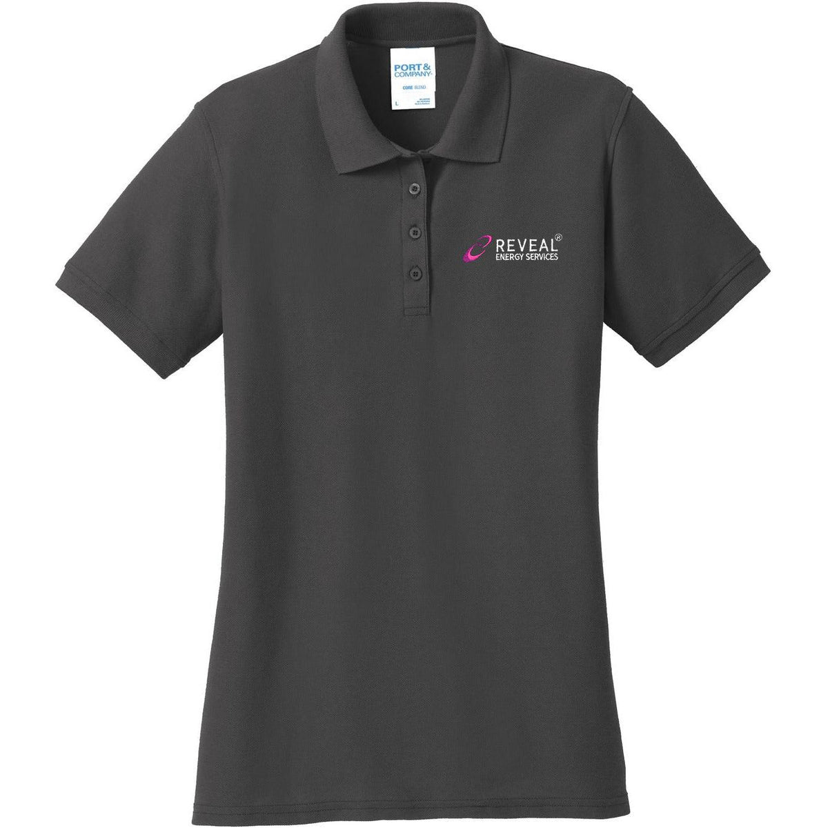 no-logo Port & Co Women's Core Blend Pique Polo-Regular-Port Authority-Thread Logic