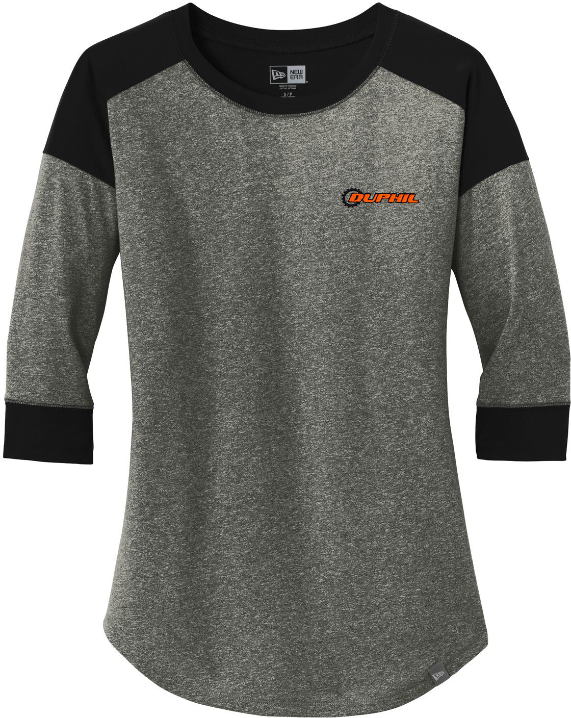 New Era Ladies Baseball Raglan T-Shirt with Custom Embroidery