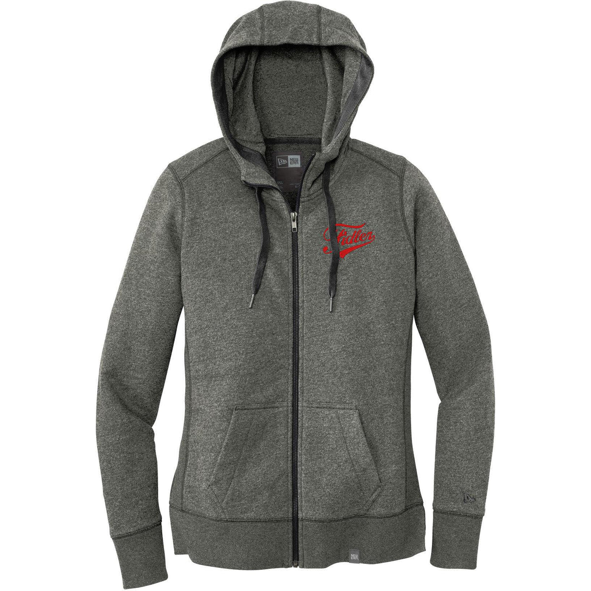 no-logo New Era Women's French Terry Full-Zip Hoodie-Full Zips-New Era-Thread Logic