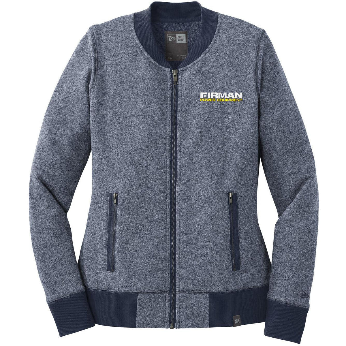 no-logo New Era Women's French Terry Baseball Full-Zip-Regular-New Era-Thread Logic