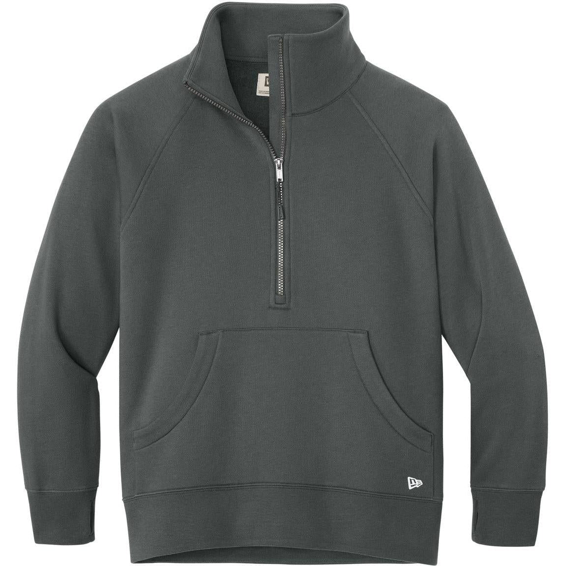 no-logo New Era Women's Heritage Fleece 1/2-Zip