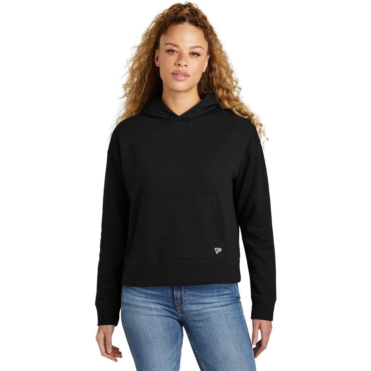 no-logo New Era Ladies Comeback Fleece Pullover Hoodie-New Era-Thread Logic
