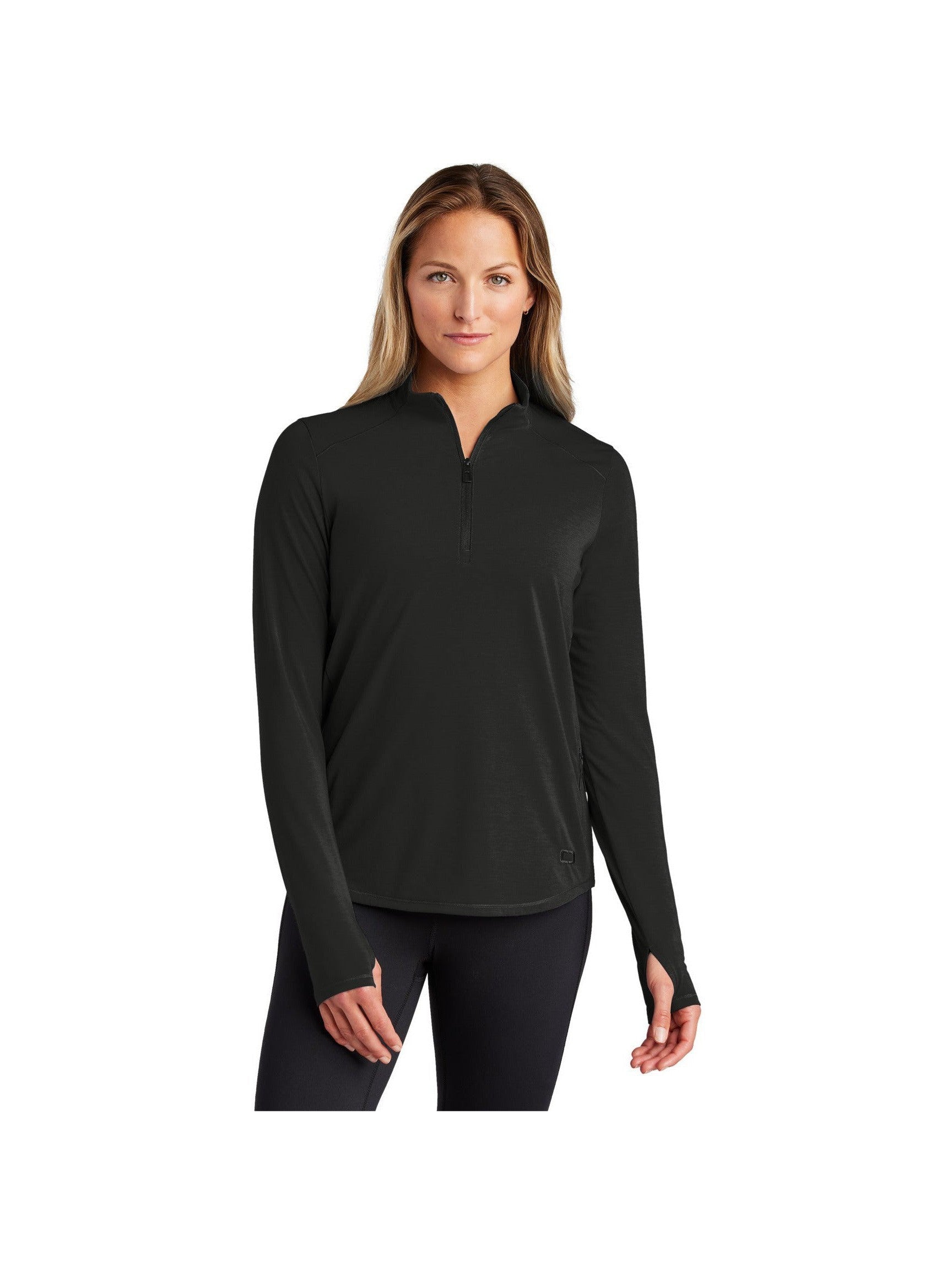 no-logo OGIO Ladies Motion 1/4-Zip-OGIO-Thread Logic