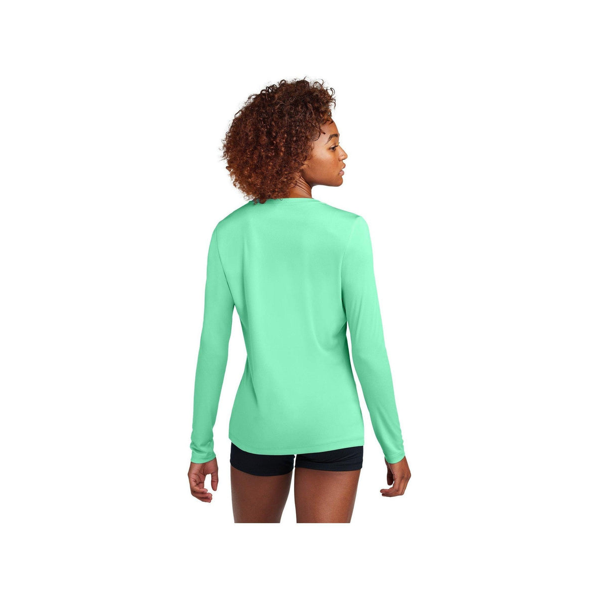no-logo Sport-Tek Ladies Posi-UV Pro Long Sleeve-Sport-Tek-Thread Logic
