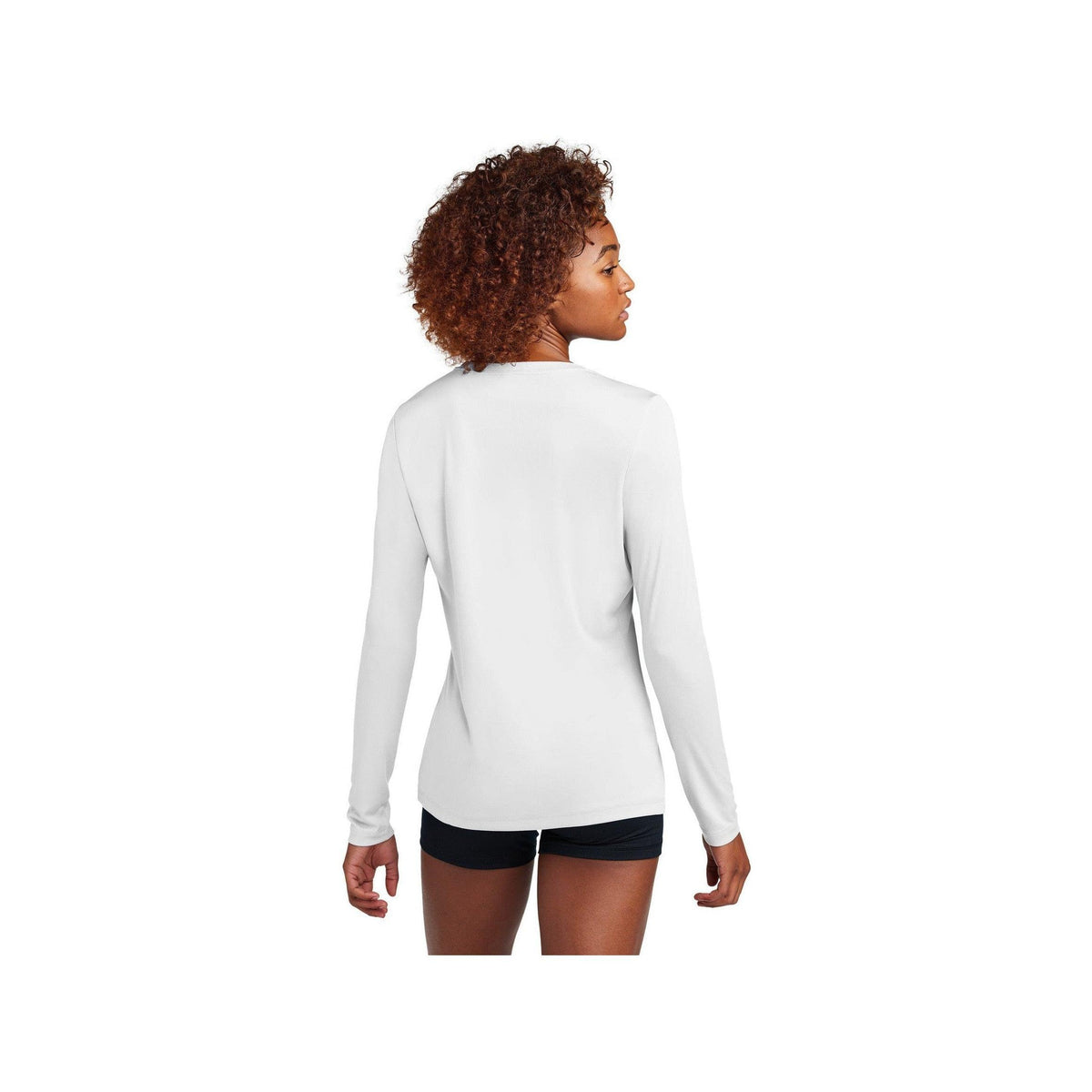 no-logo Sport-Tek Ladies Posi-UV Pro Long Sleeve-Sport-Tek-Thread Logic