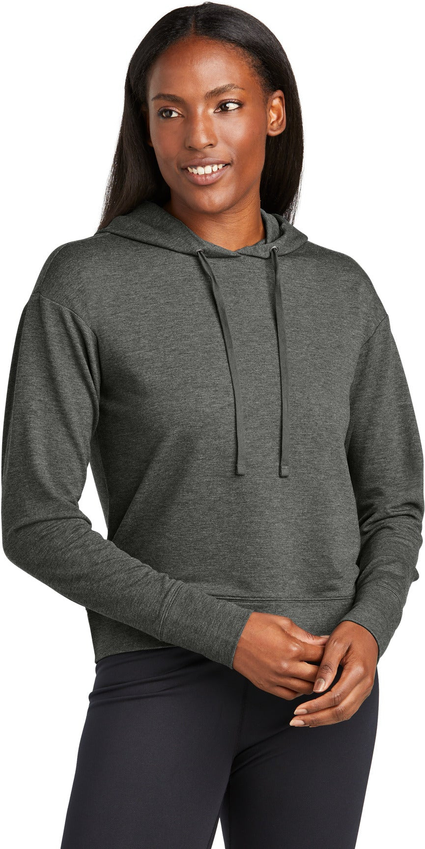 no-logo Sport-Tek Ladies Sport-Wick Flex Fleece Pullover Hoodie-Sport-Tek-Thread Logic