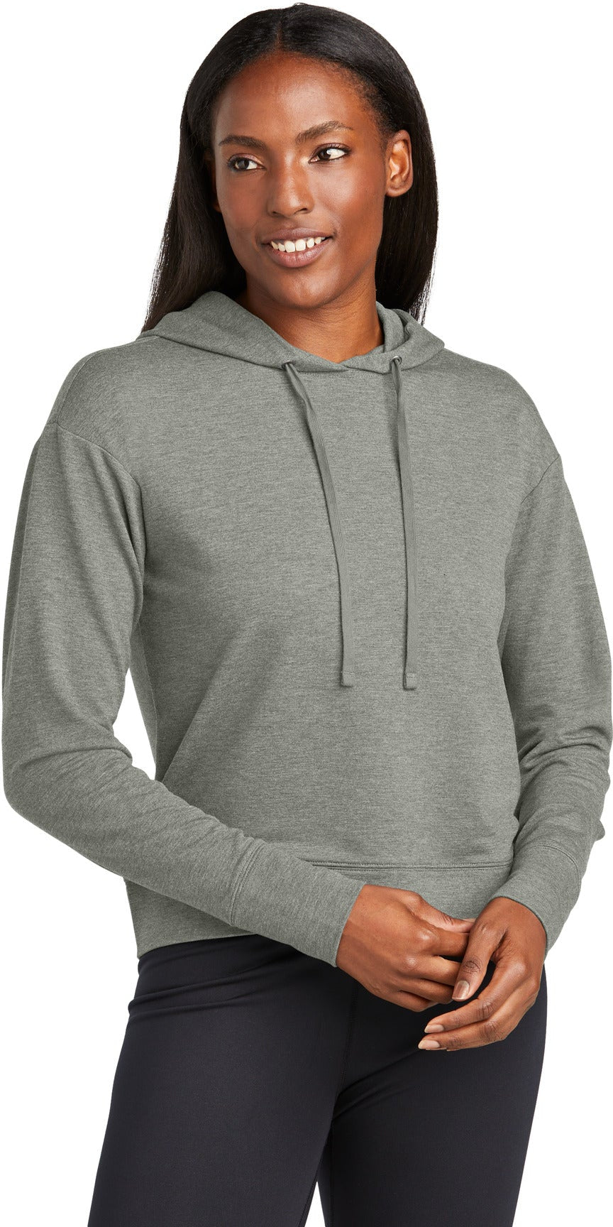 no-logo Sport-Tek Ladies Sport-Wick Flex Fleece Pullover Hoodie-Sport-Tek-Thread Logic