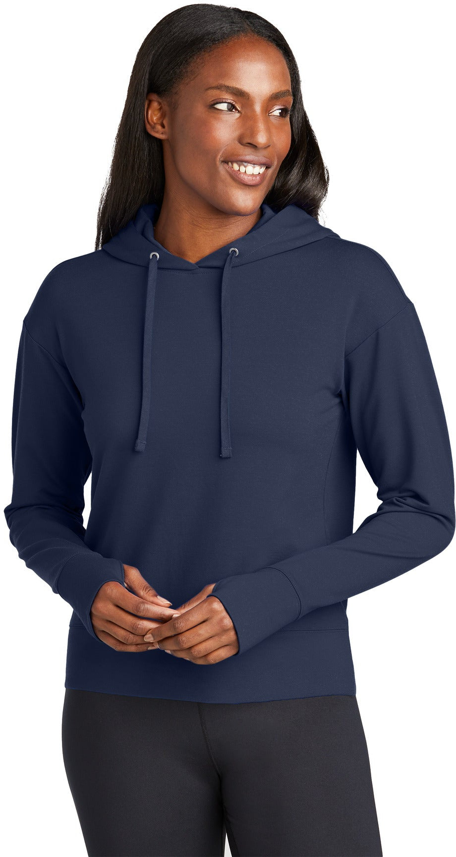 no-logo Sport-Tek Ladies Sport-Wick Flex Fleece Pullover Hoodie-Sport-Tek-Thread Logic
