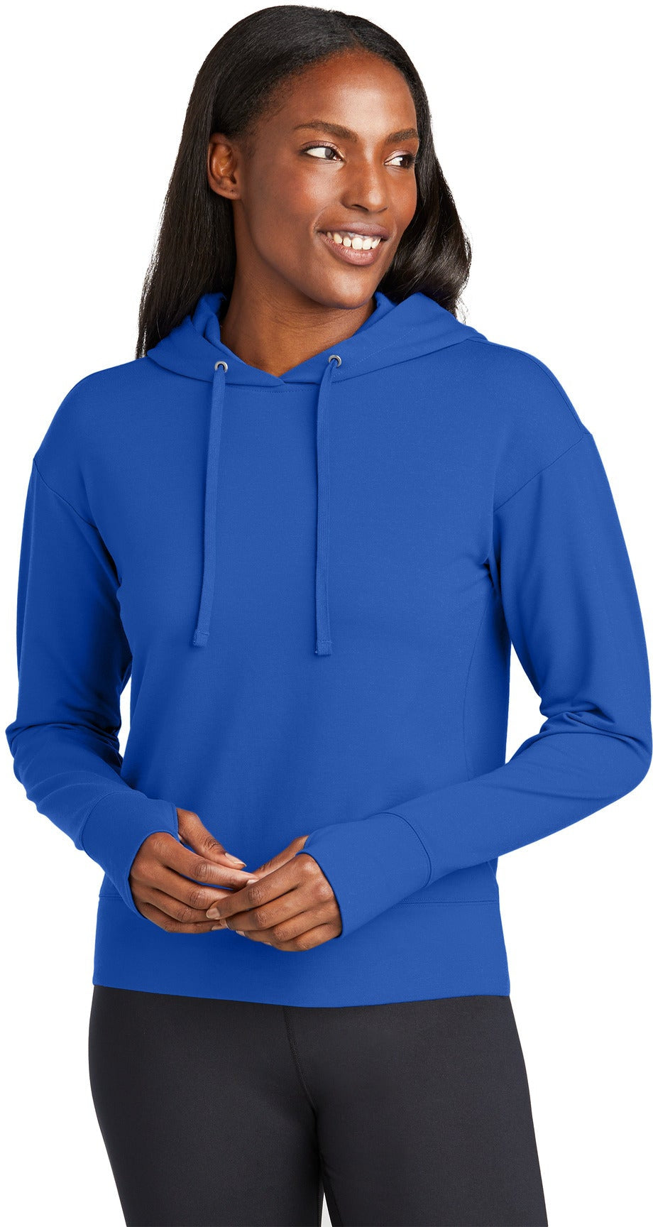 no-logo Sport-Tek Ladies Sport-Wick Flex Fleece Pullover Hoodie-Sport-Tek-Thread Logic