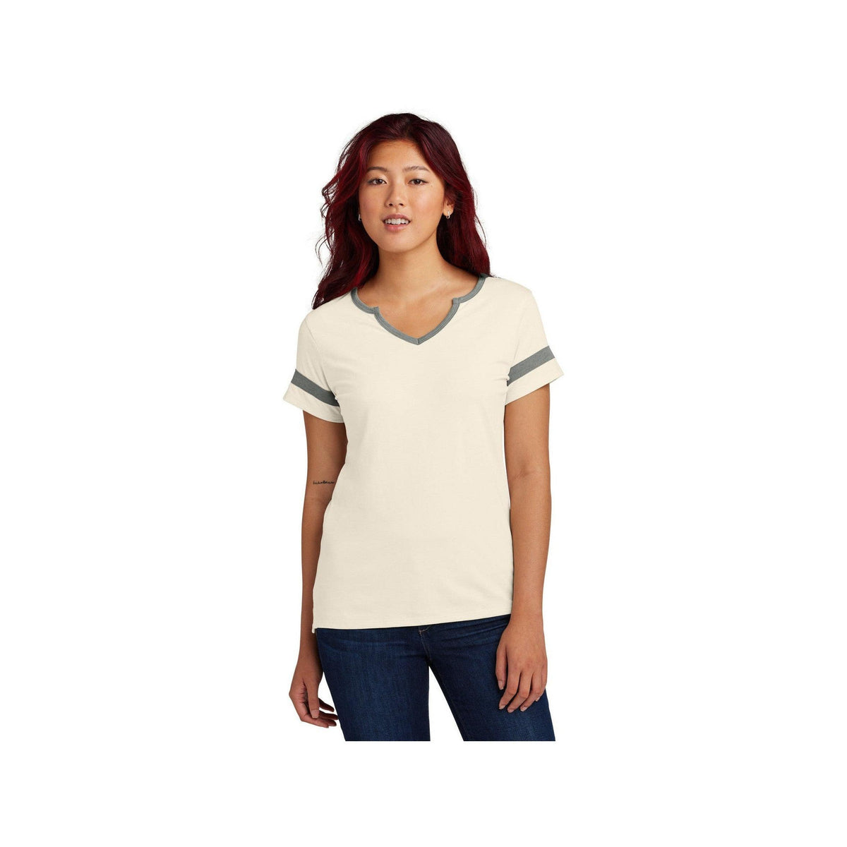 no-logo Sport-Tek Ladies Halftime Notch Neck Tee-Sport-Tek-Thread Logic